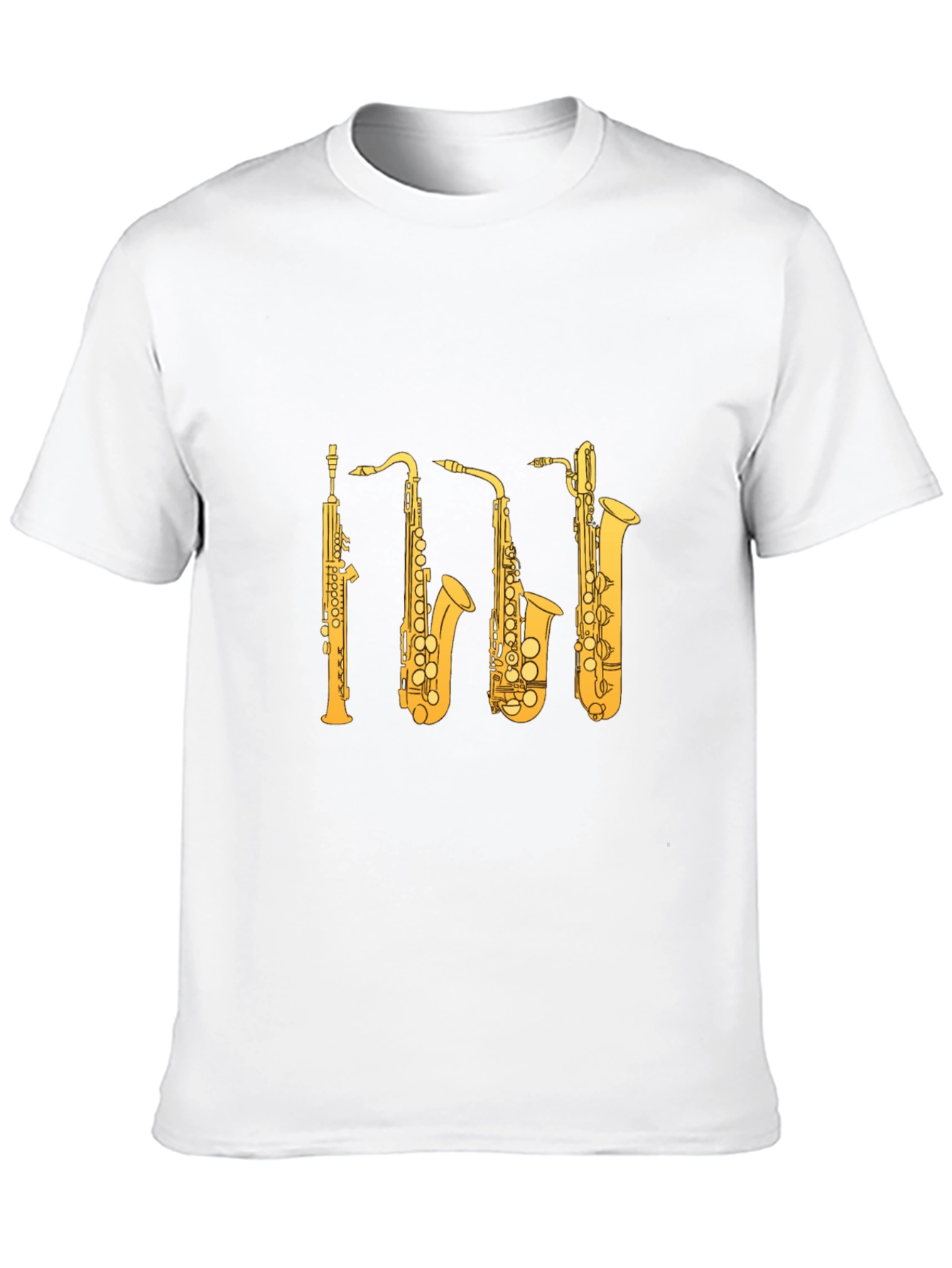 Saxophone Instrument T-Shirt - Musician Tee