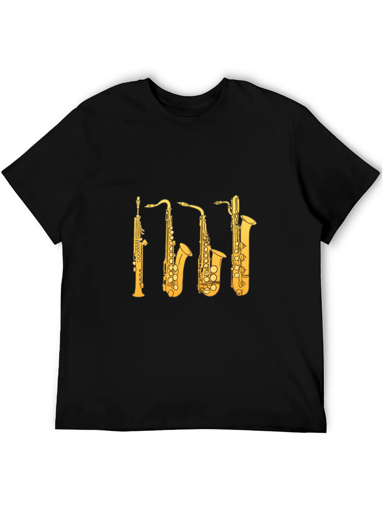 Saxophone Instrument T-Shirt - Musician Tee