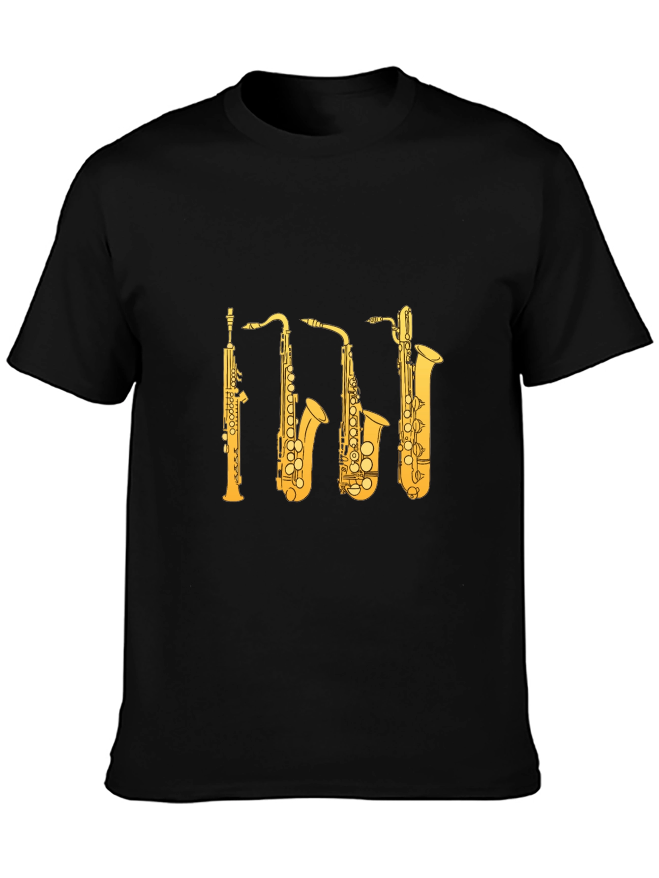 Saxophone Instrument T-Shirt - Musician Tee
