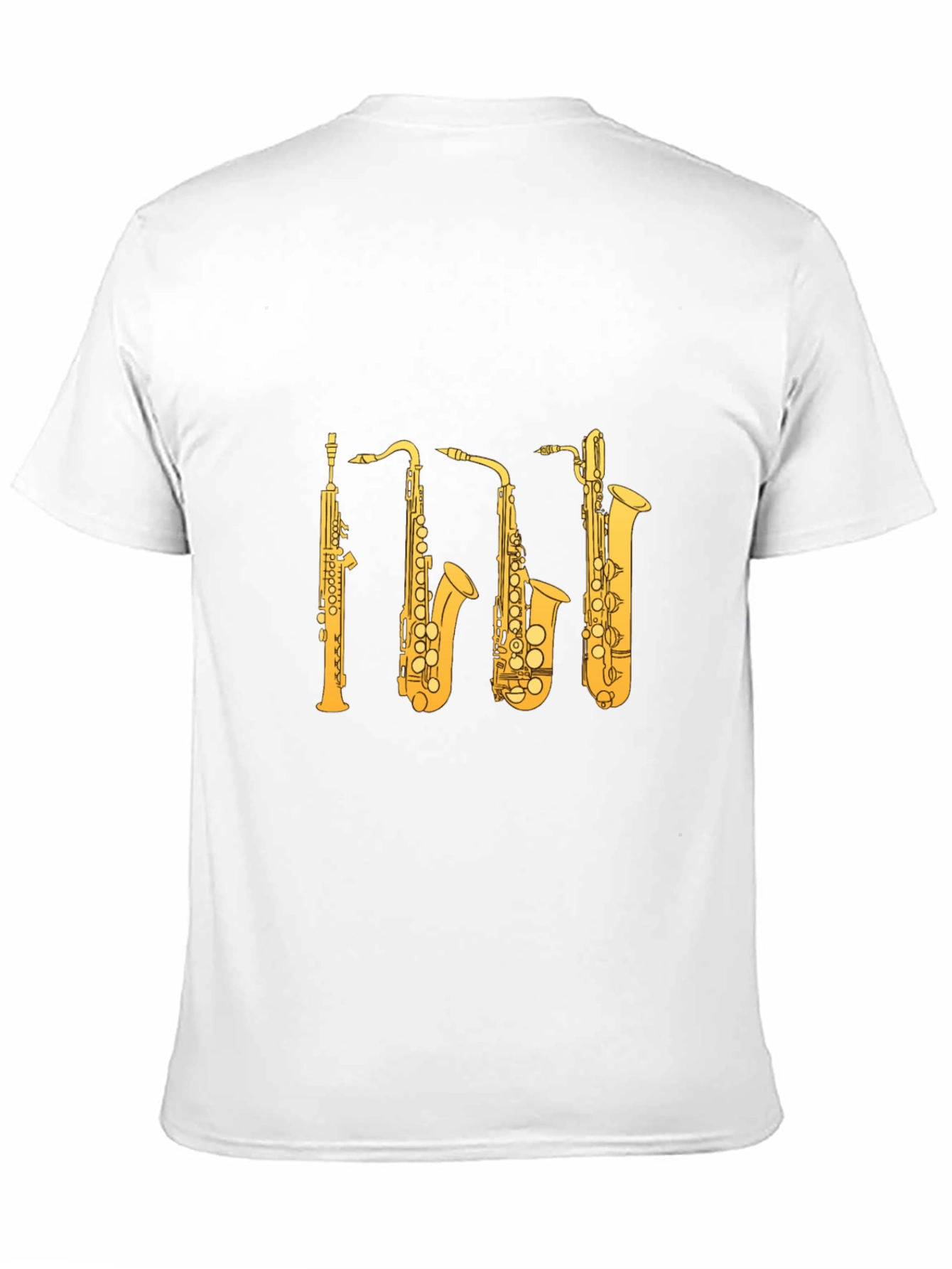 Saxophone Instrument T-Shirt - Musician Tee