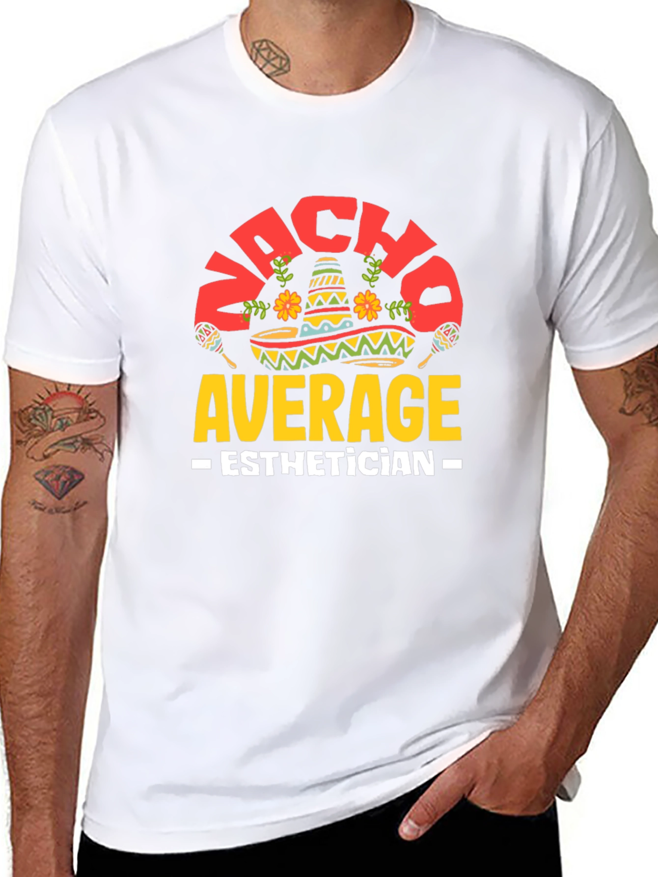 Nacho Average Esthetician Graphic Tee