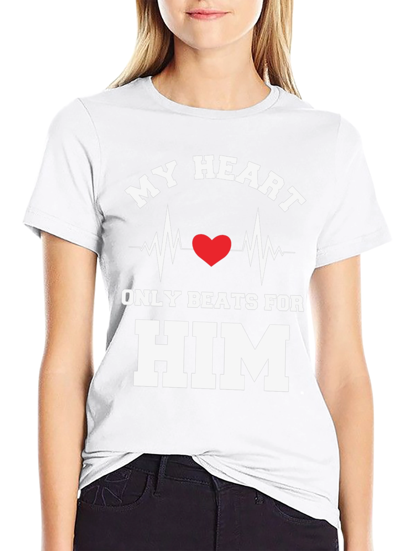 My Heart Beats For Him T-Shirt