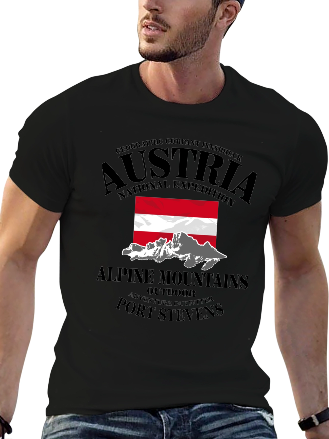 Austria National Expedition Graphic T-Shirt