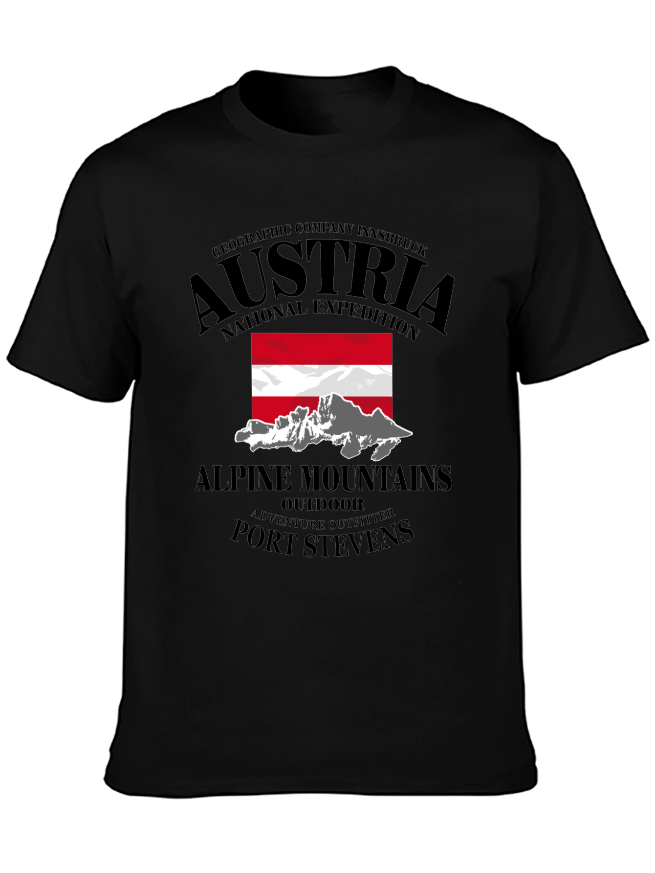 Austria National Expedition Graphic T-Shirt