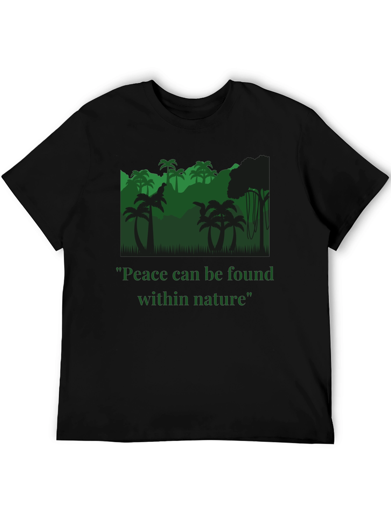 Peace Within Nature T-Shirt - Jungle Design