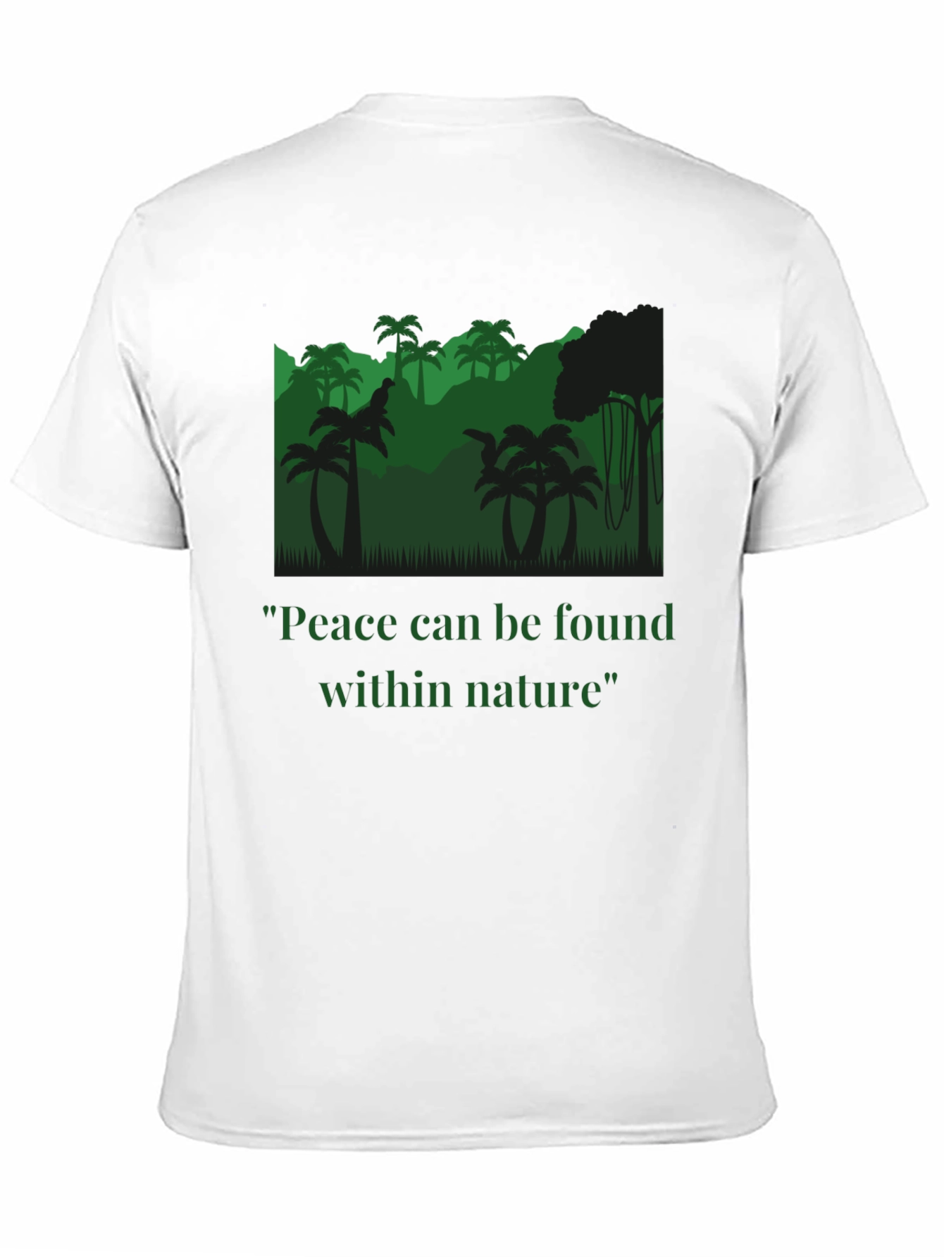 Peace Within Nature T-Shirt - Jungle Design