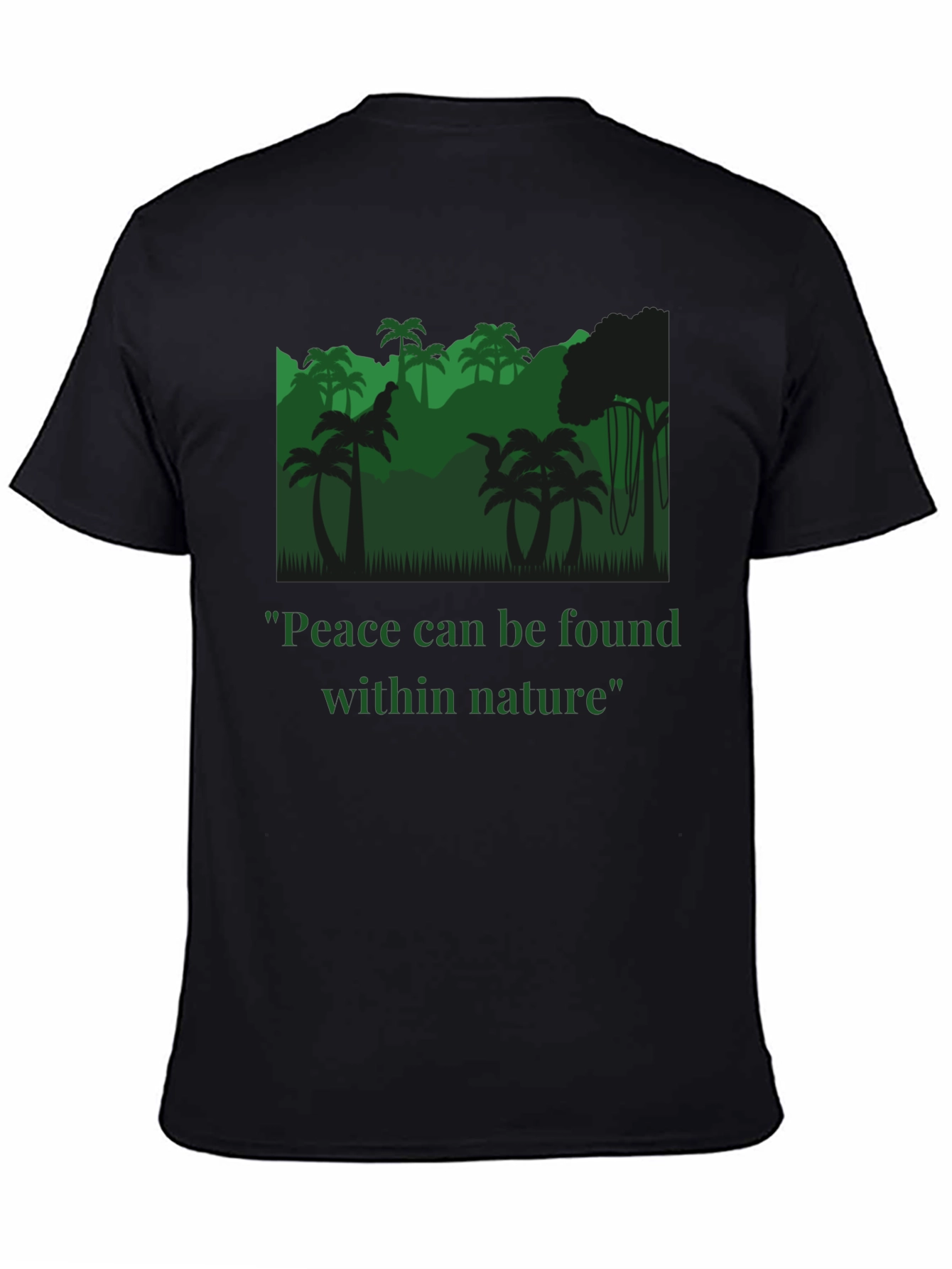 Peace Within Nature T-Shirt - Jungle Design