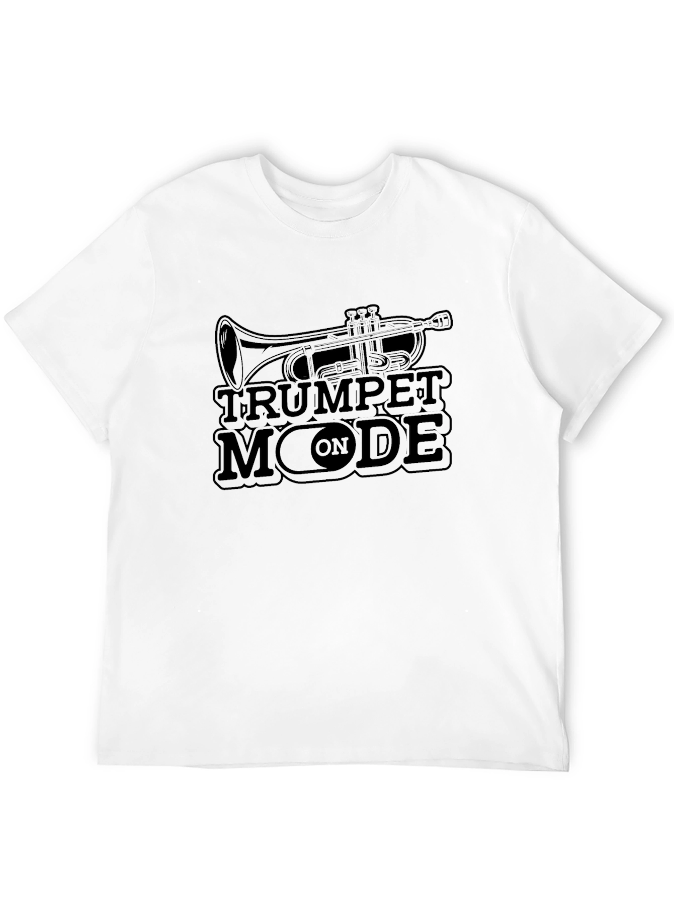 Trumpet Mode ON Black T-Shirt - Musician Apparel