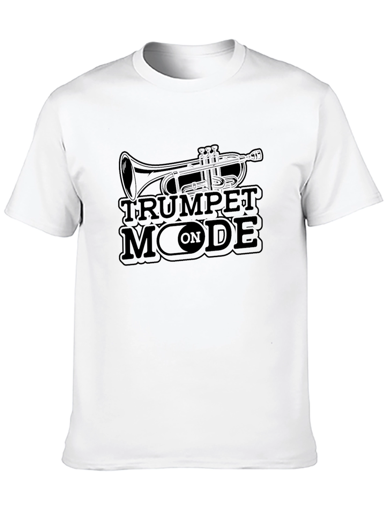 Trumpet Mode ON Black T-Shirt - Musician Apparel