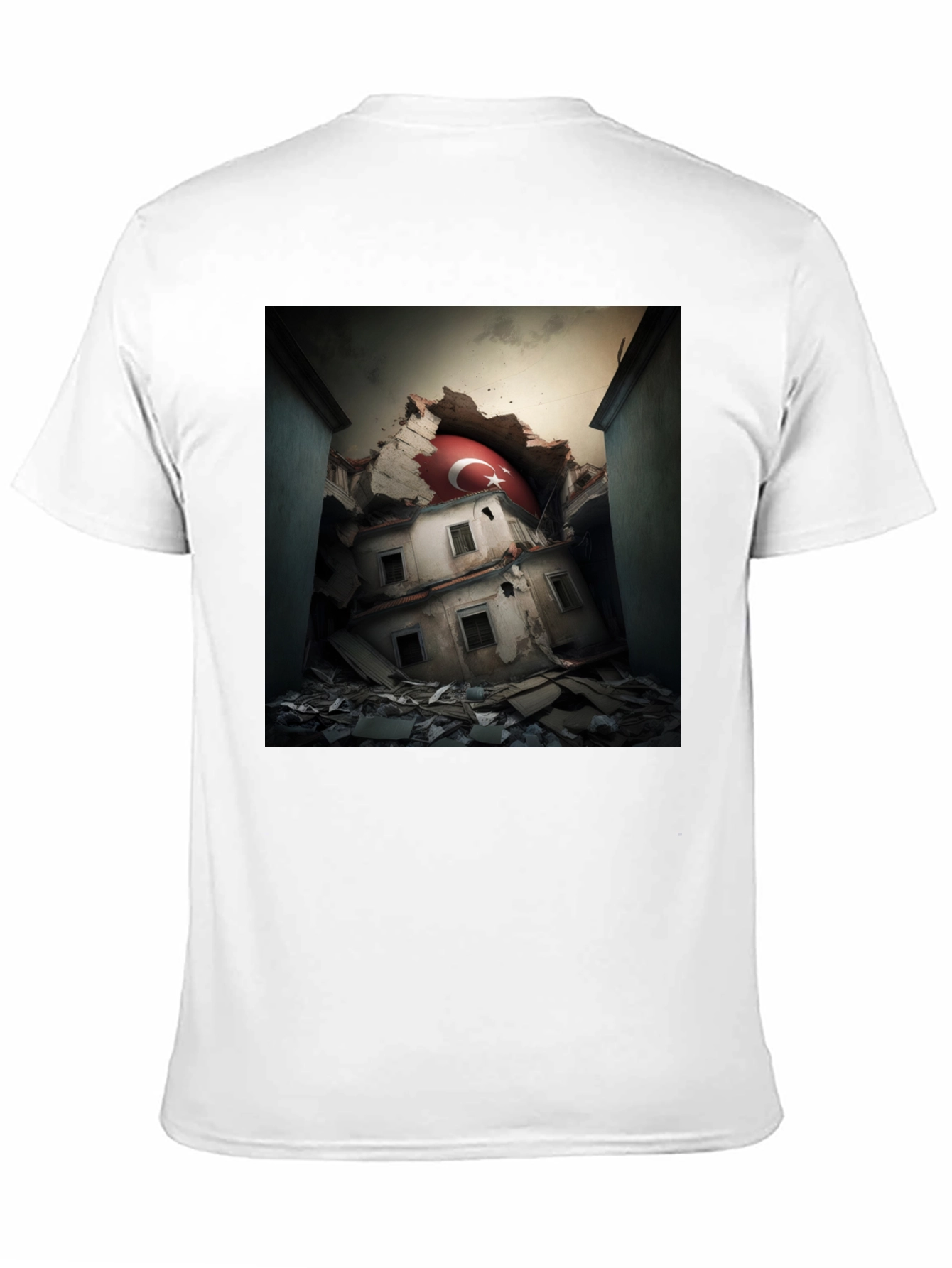 Distressed Turkey Flag Graphic Tee