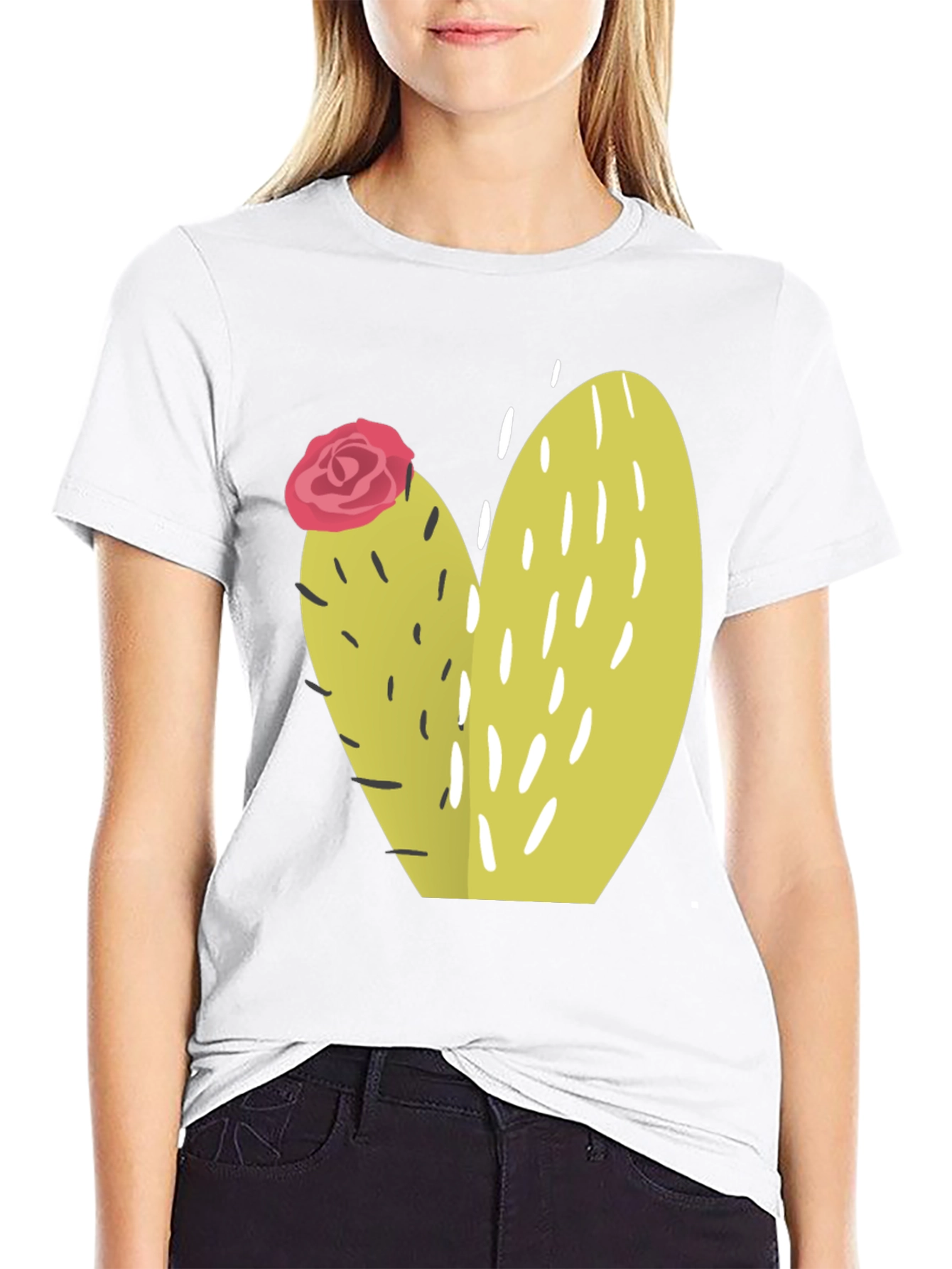 Cactus Flower Graphic Tee
