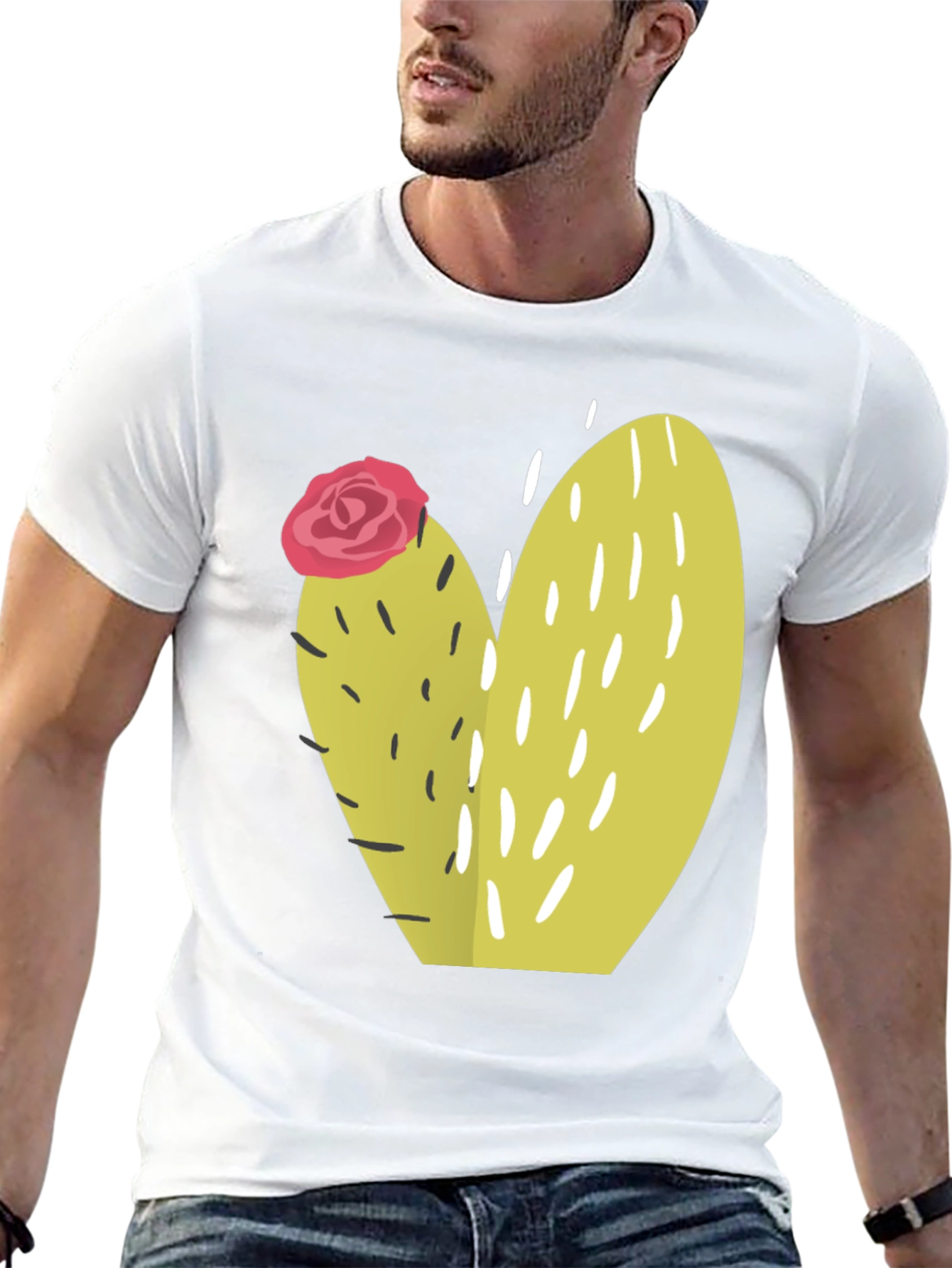 Cactus Flower Graphic Tee