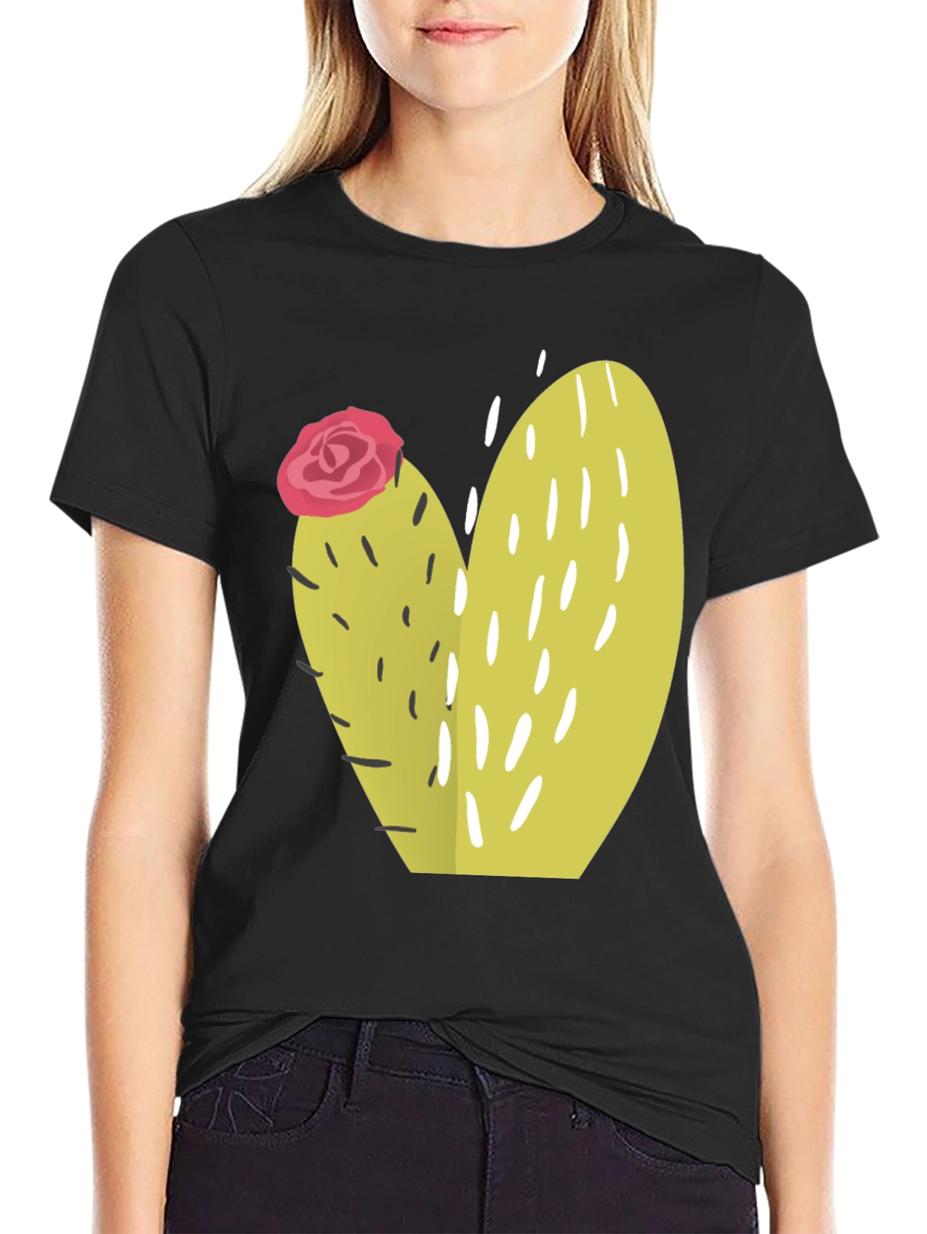 Cactus Flower Graphic Tee