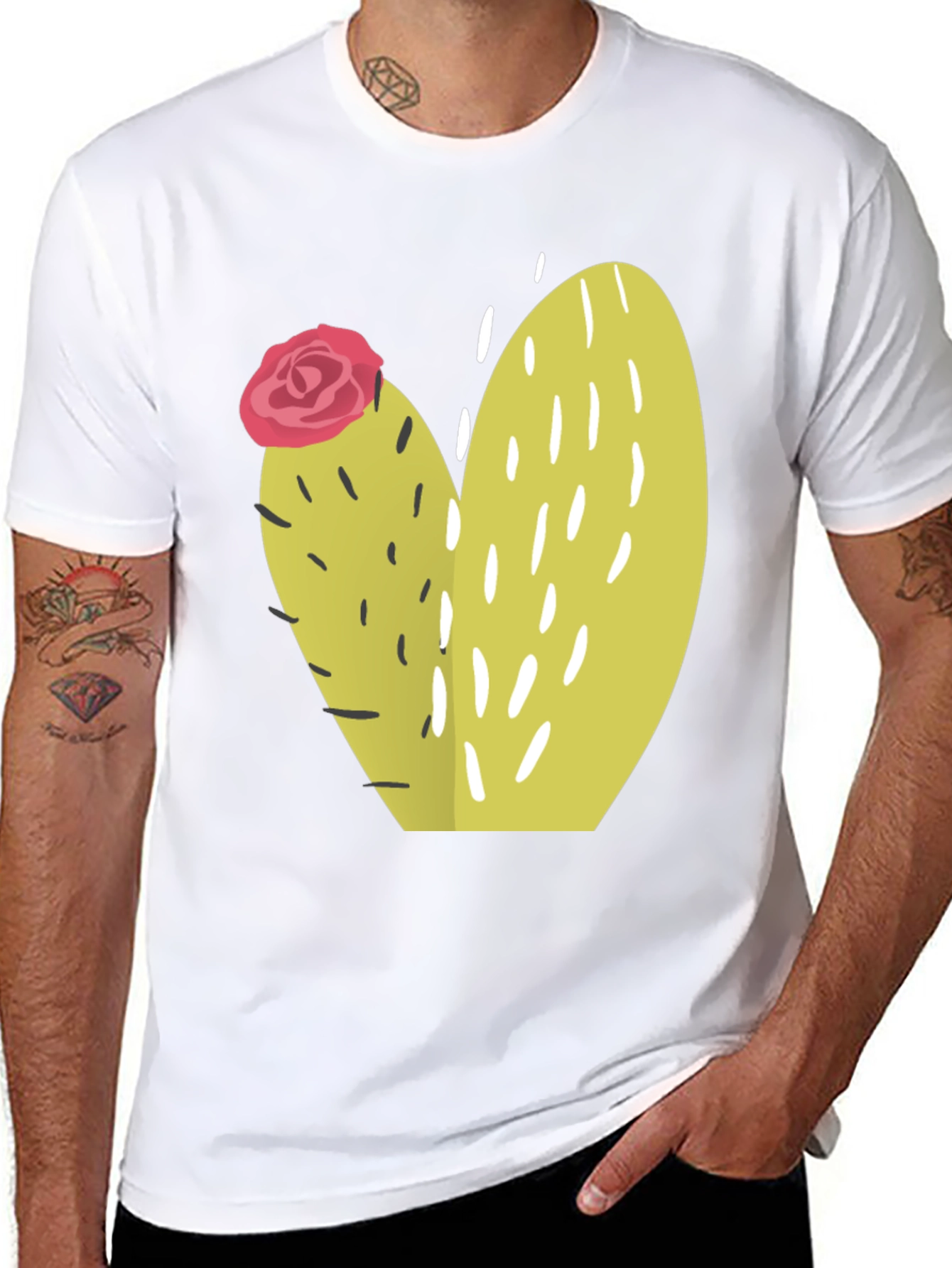 Cactus Flower Graphic Tee
