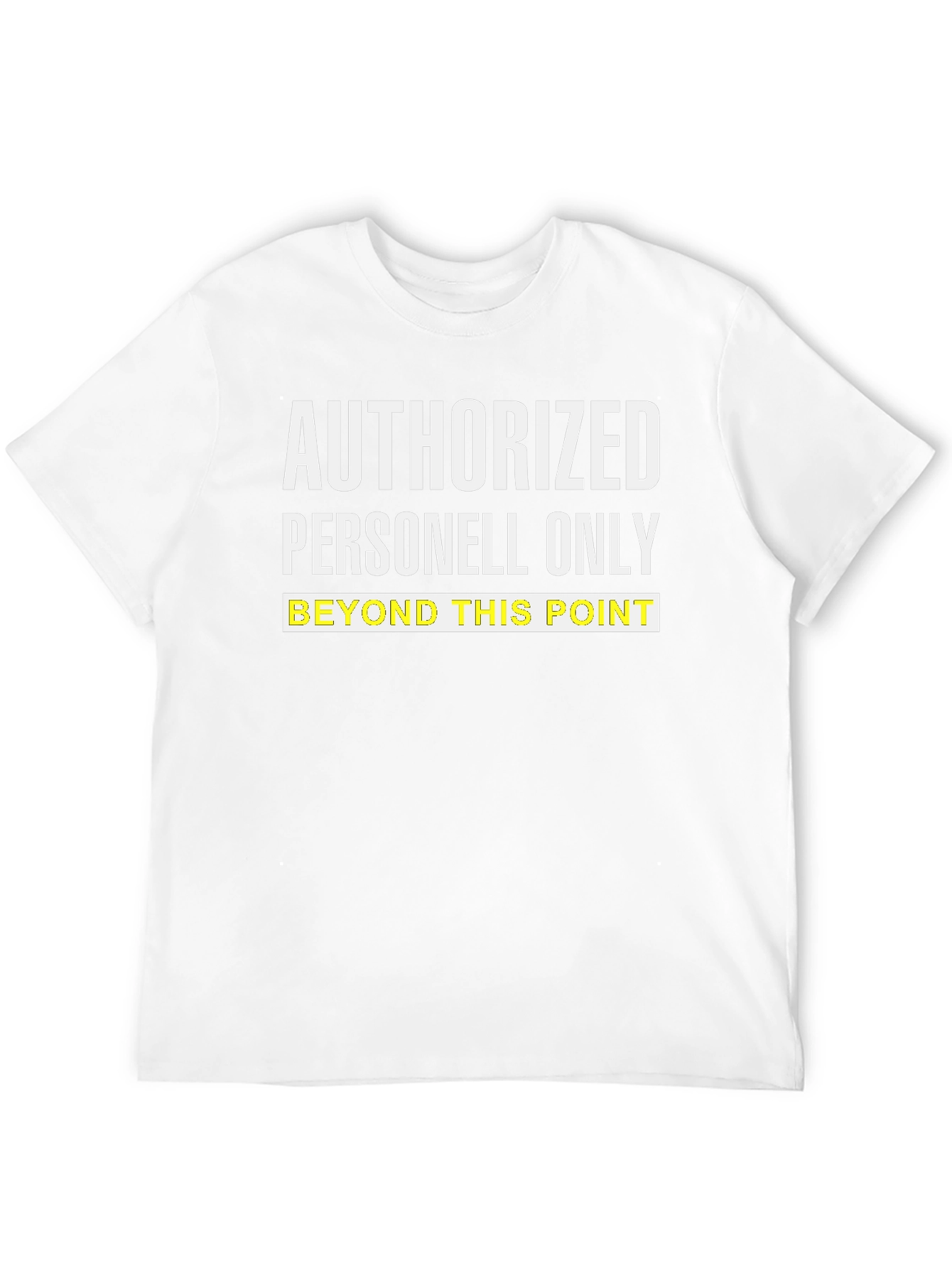 Authorized Personnel Only Graphic Tee