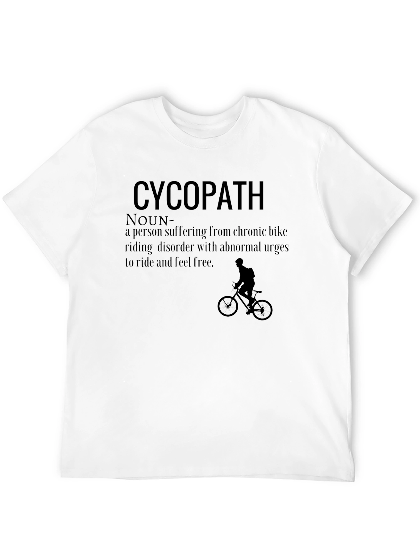 Cycopath T-Shirt - Funny Bike Riding Tee