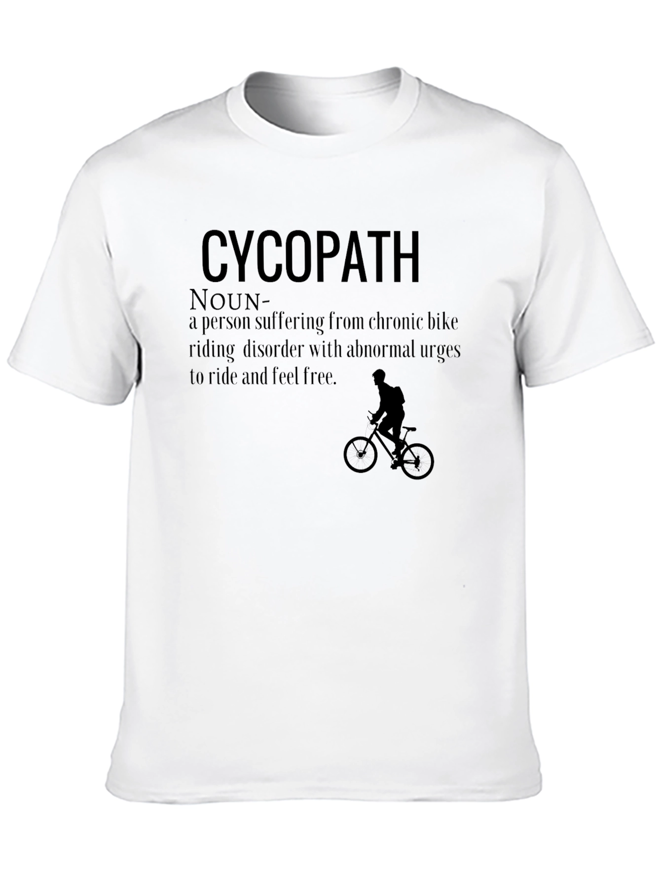 Cycopath T-Shirt - Funny Bike Riding Tee