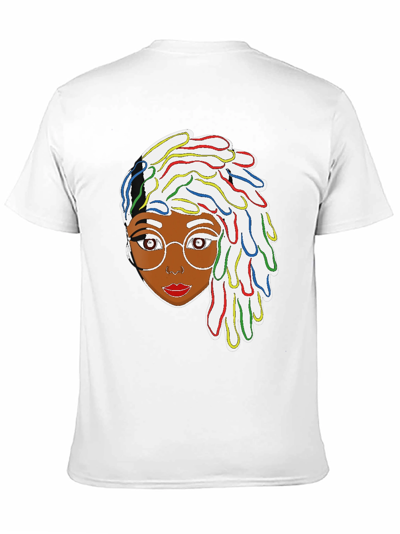 Funky Dreadlocks Afro Woman Graphic T-Shirt