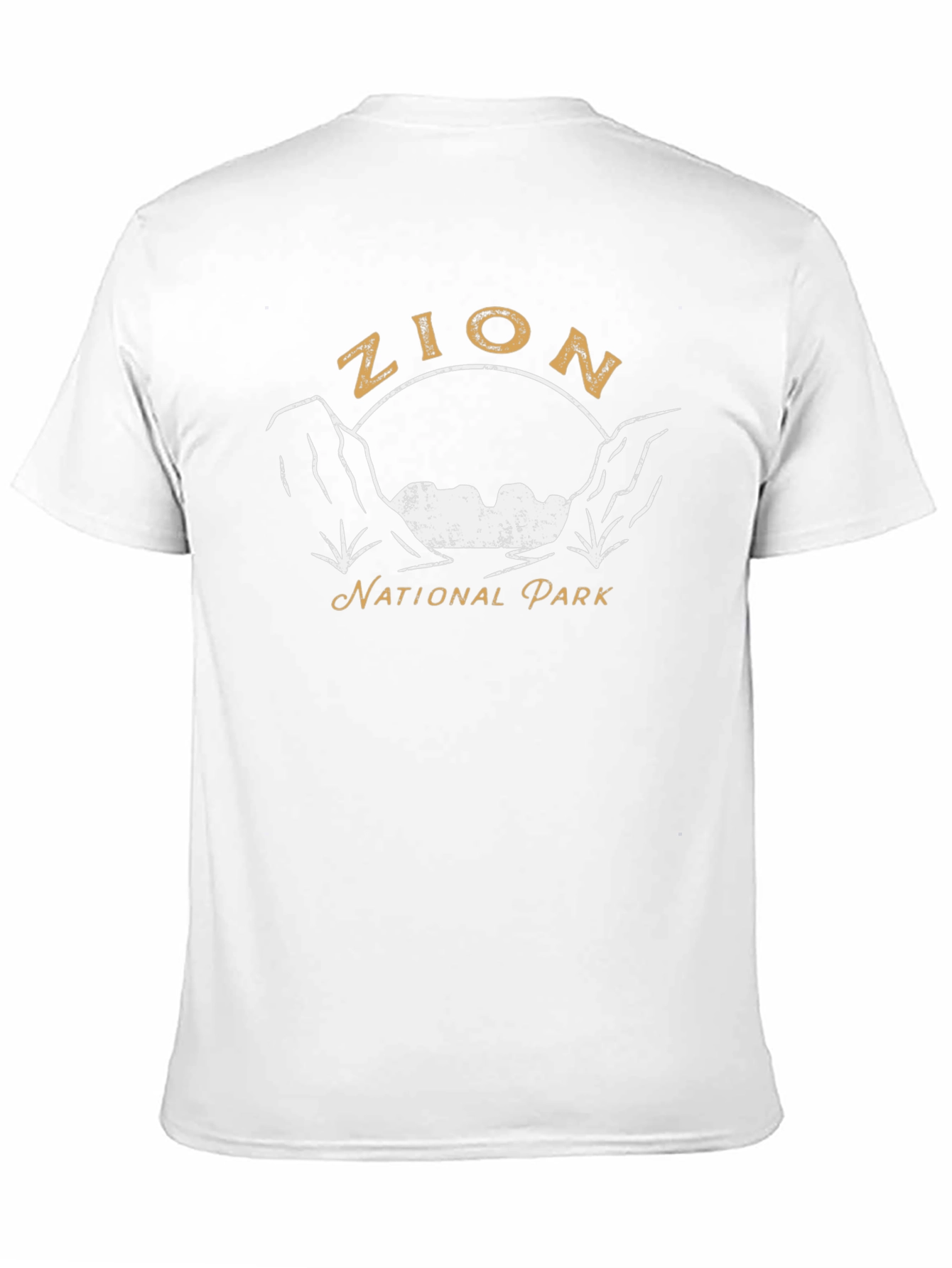 Zion National Park Graphic Tee - Black Cotton T-Shirt