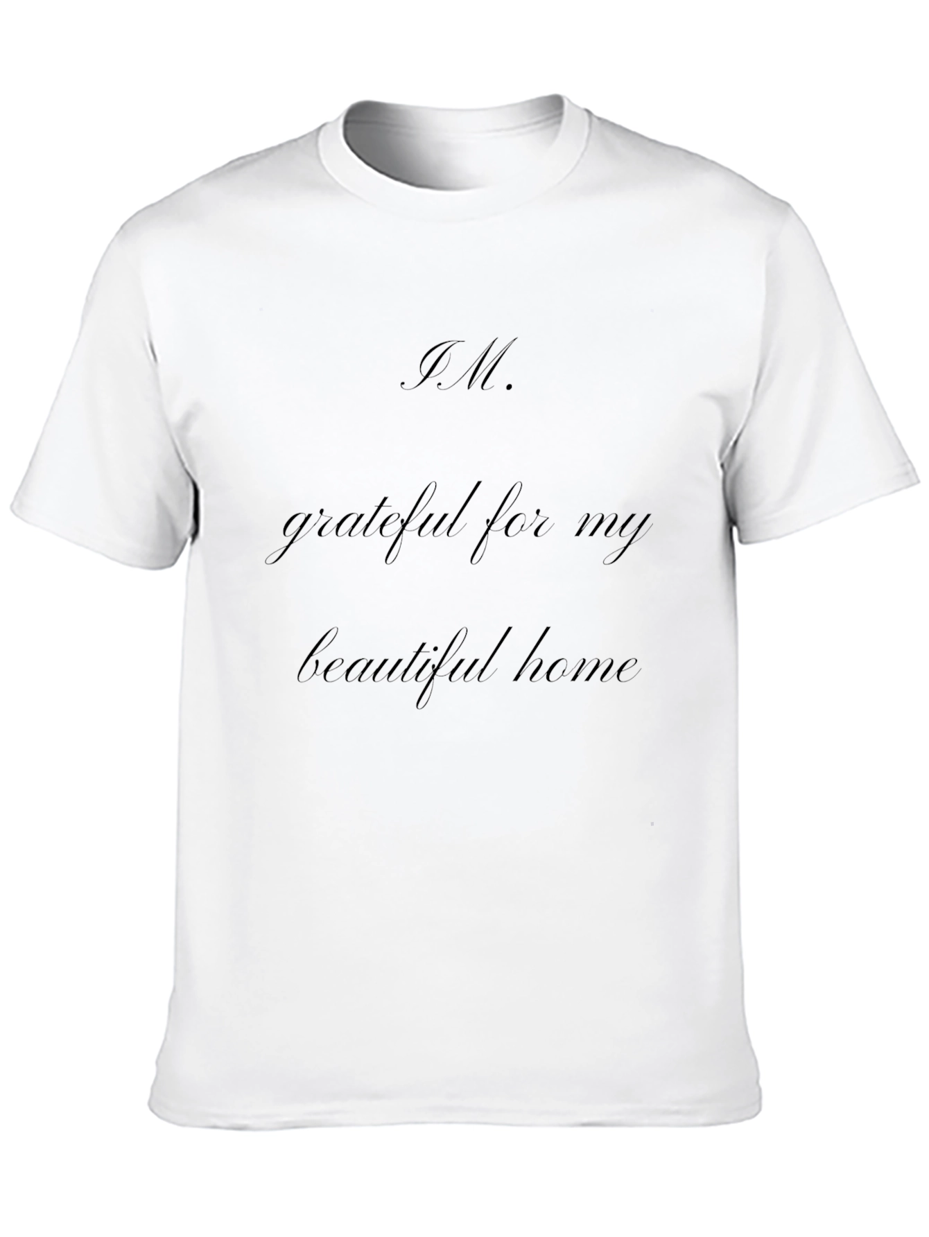 Grateful Home Black Graphic Tee