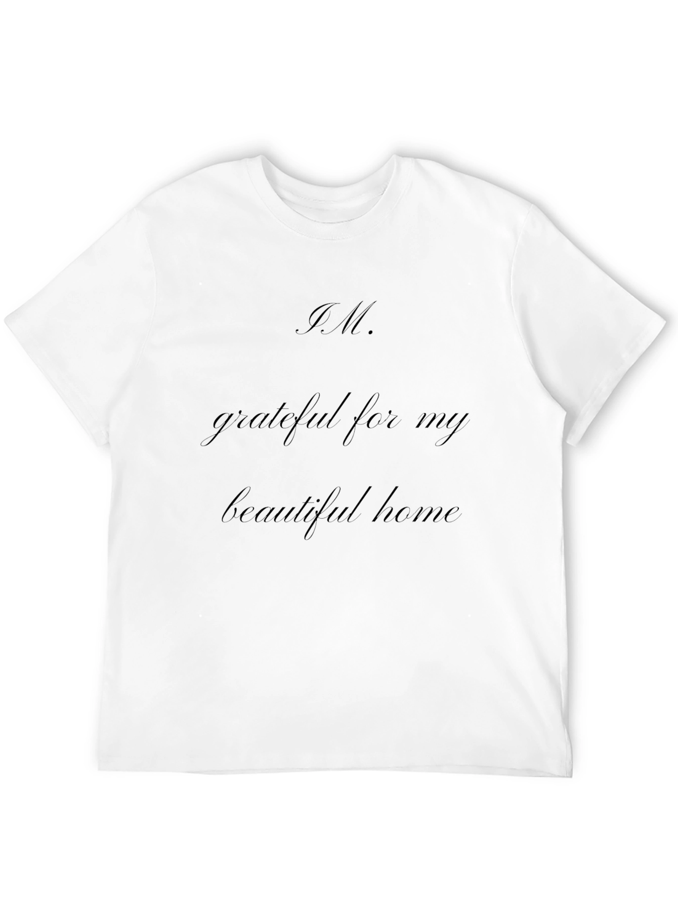 Grateful Home Black Graphic Tee