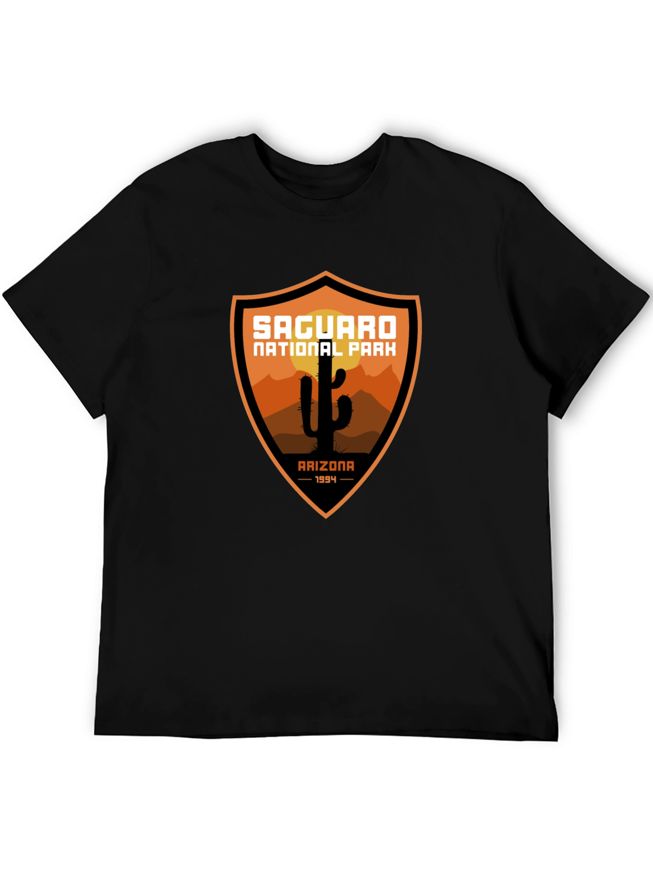 Saguaro National Park Black T-Shirt