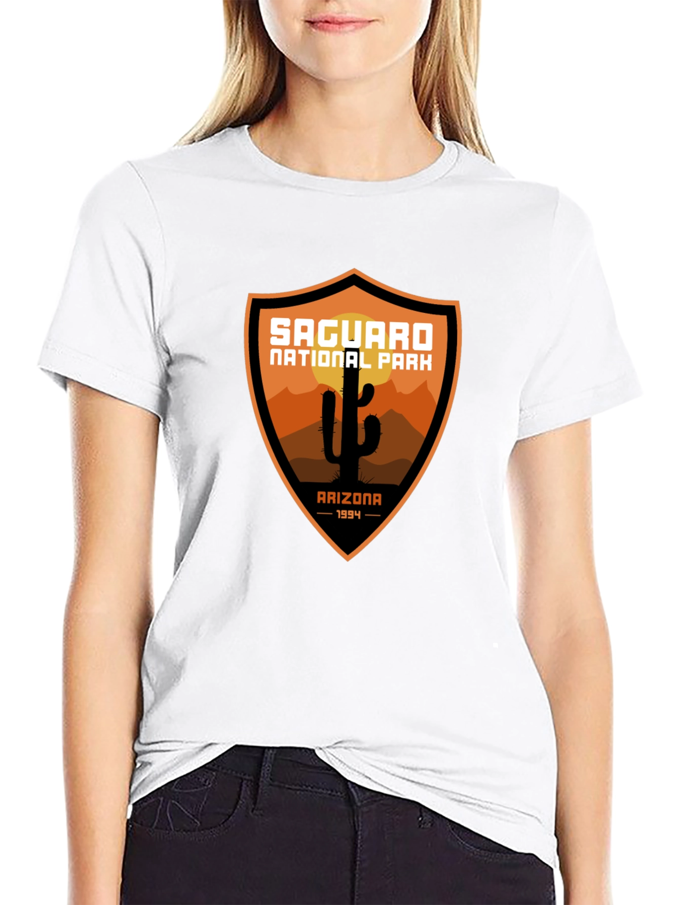 Saguaro National Park Black T-Shirt