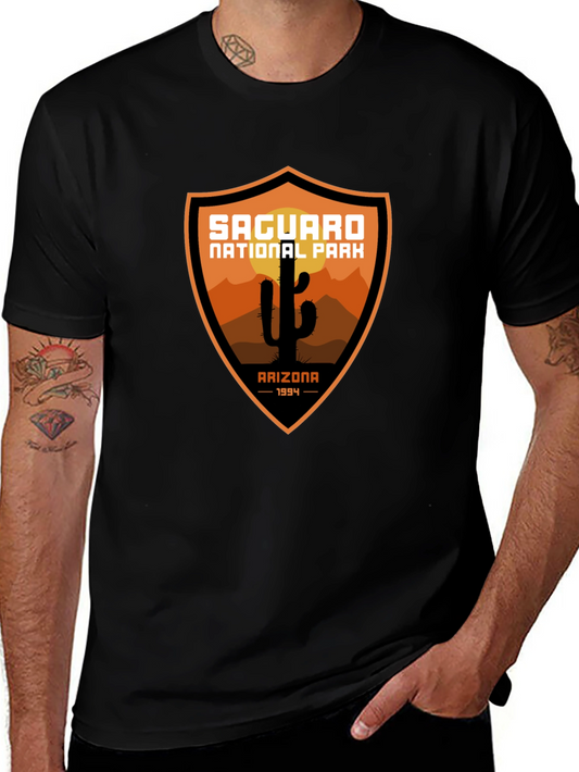 Saguaro National Park Black T-Shirt