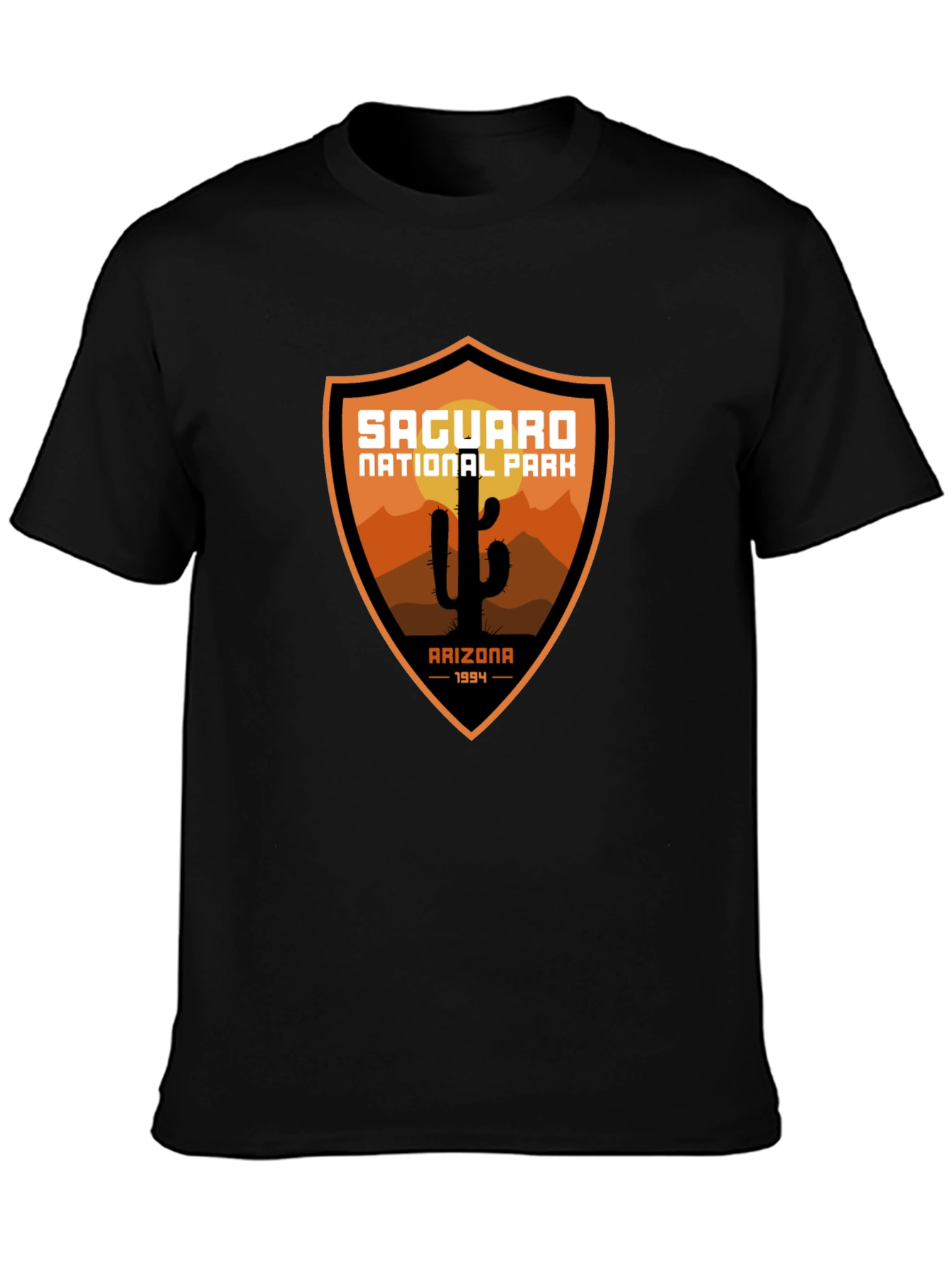 Saguaro National Park Black T-Shirt