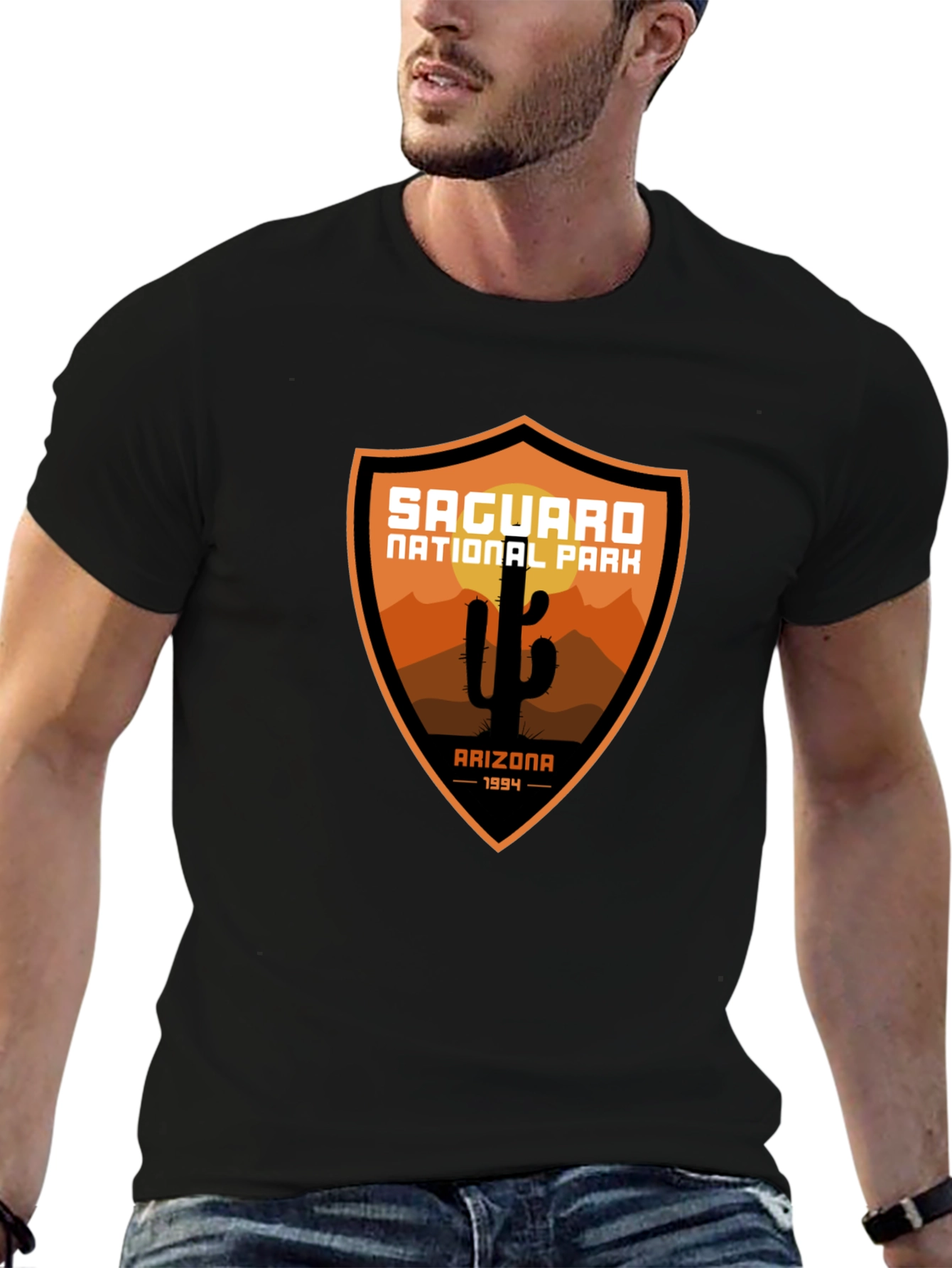 Saguaro National Park Black T-Shirt