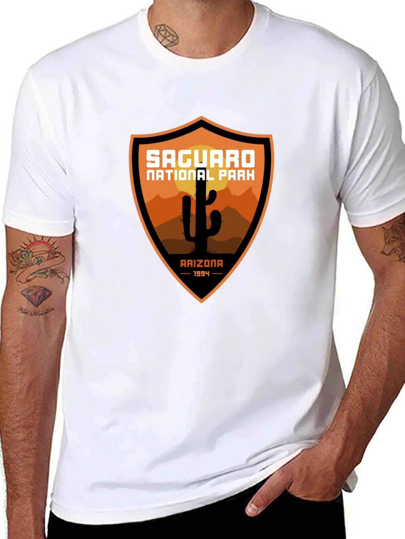 Saguaro National Park Black T-Shirt