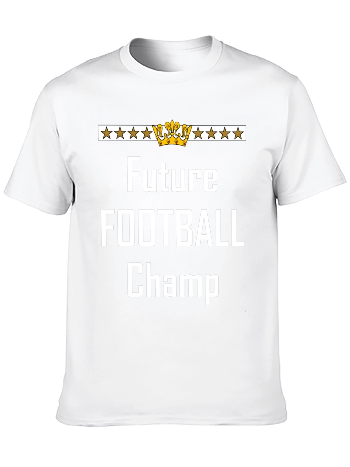 Future Football Champ T-Shirt - Black Cotton Tee