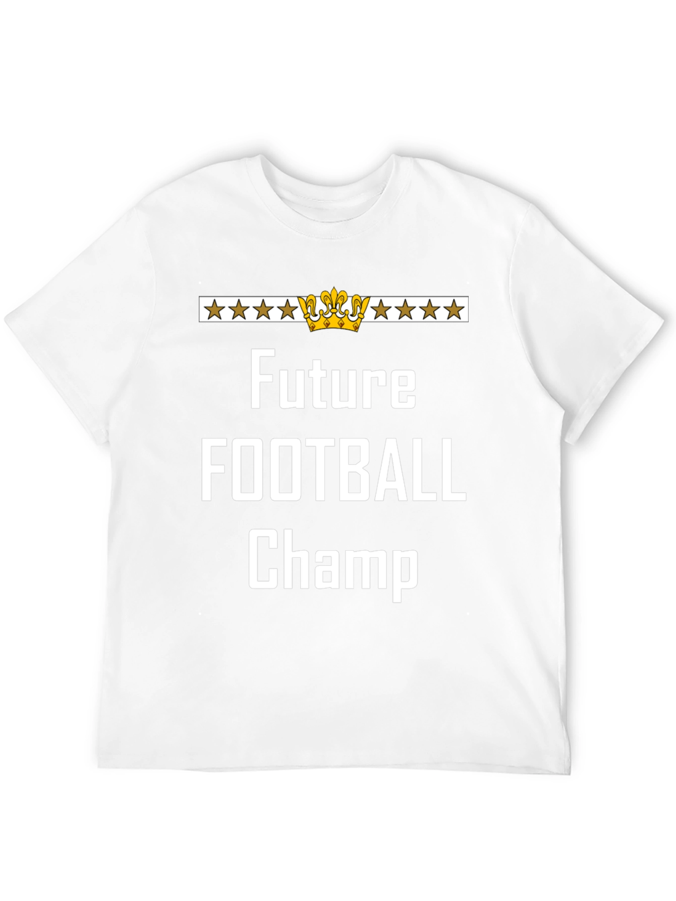 Future Football Champ T-Shirt - Black Cotton Tee
