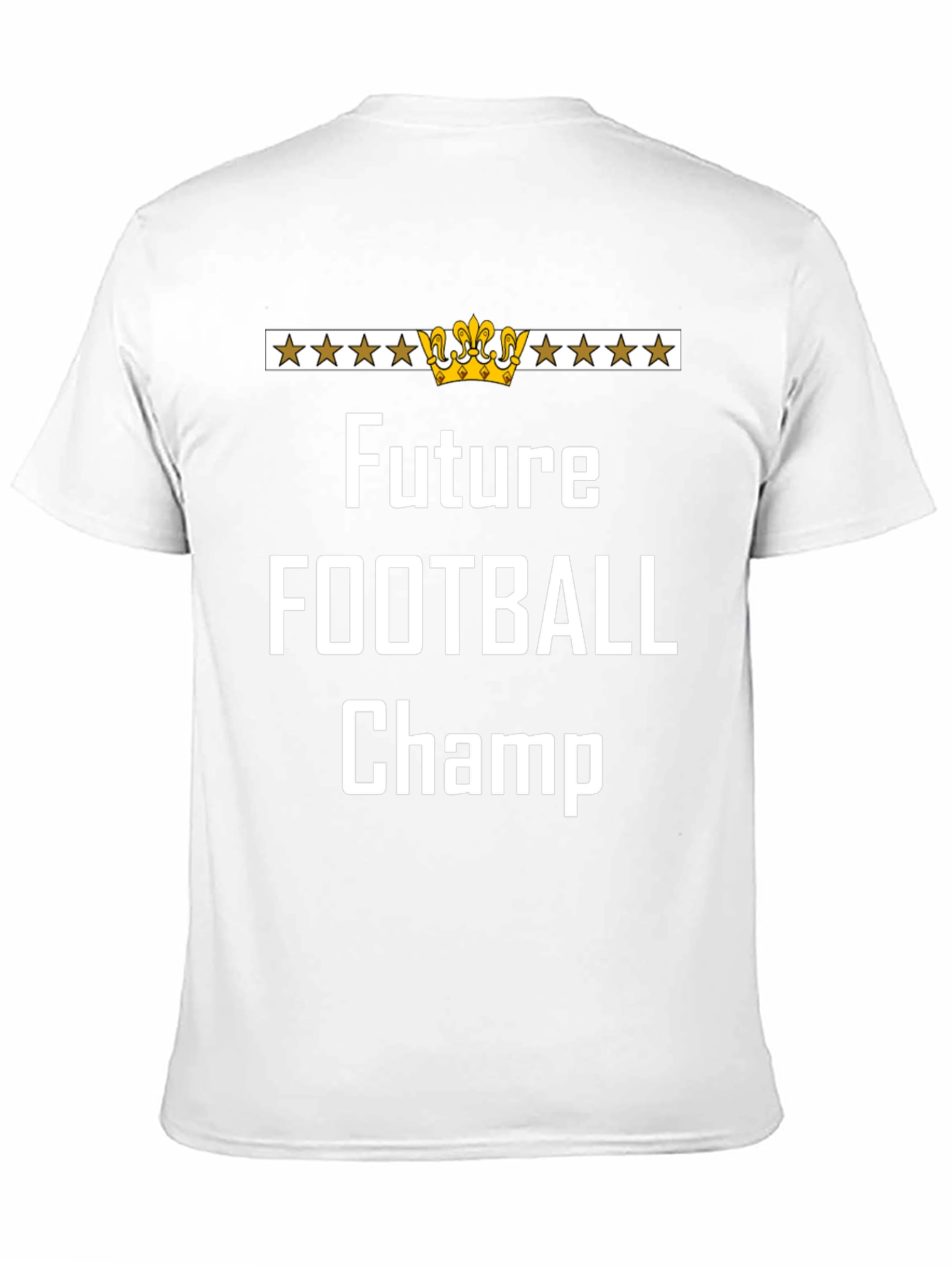 Future Football Champ T-Shirt - Black Cotton Tee