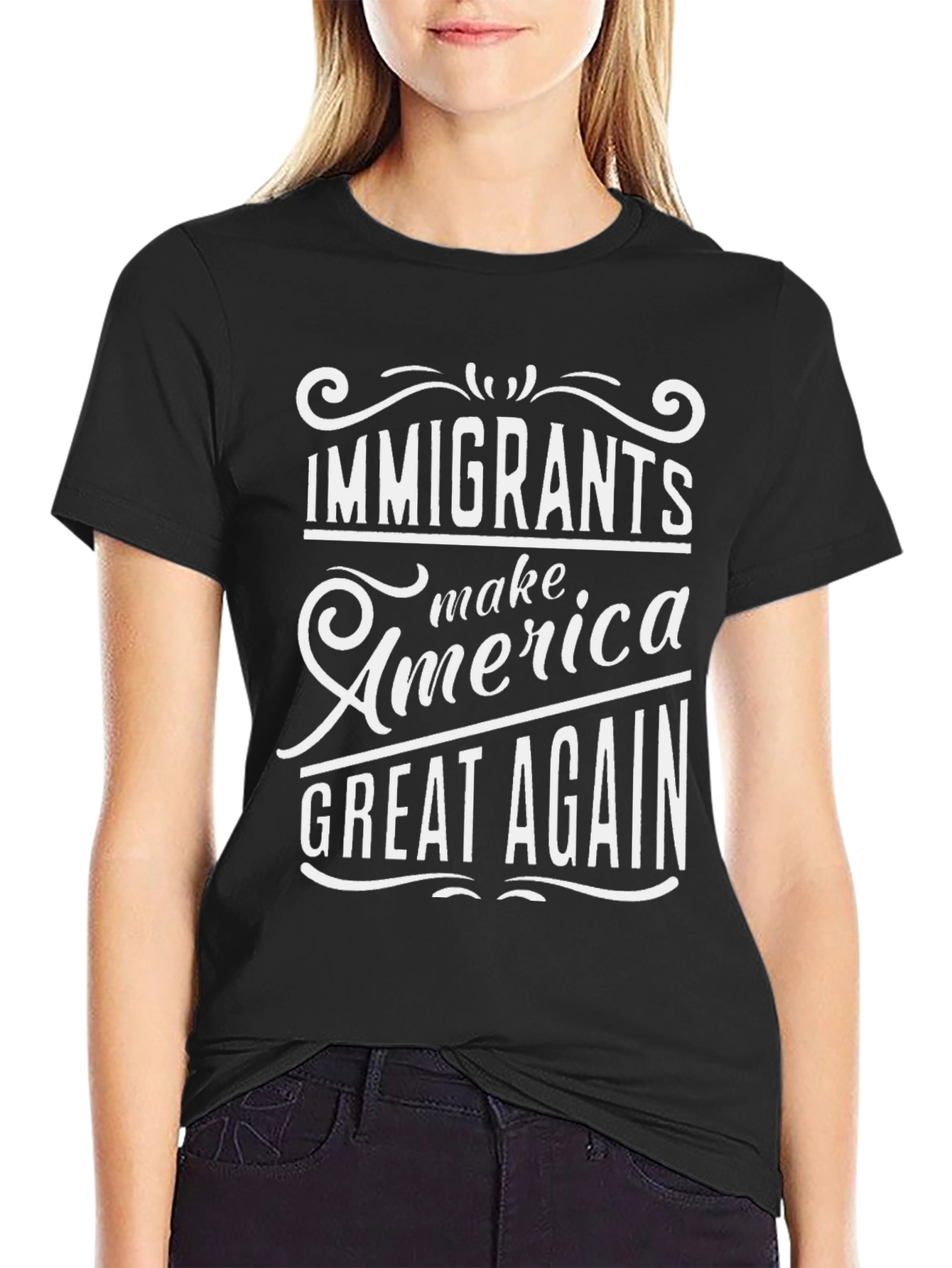 Immigrants Make America Great Again Graphic Tee