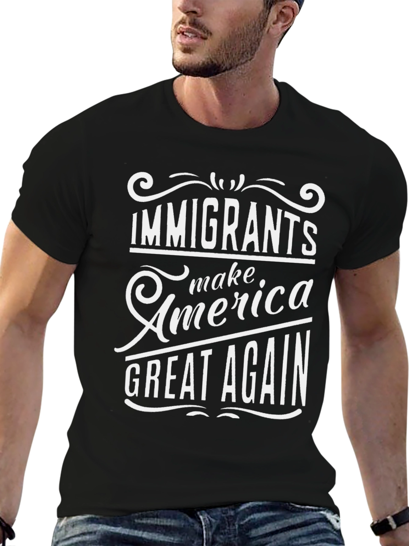 Immigrants Make America Great Again Graphic Tee