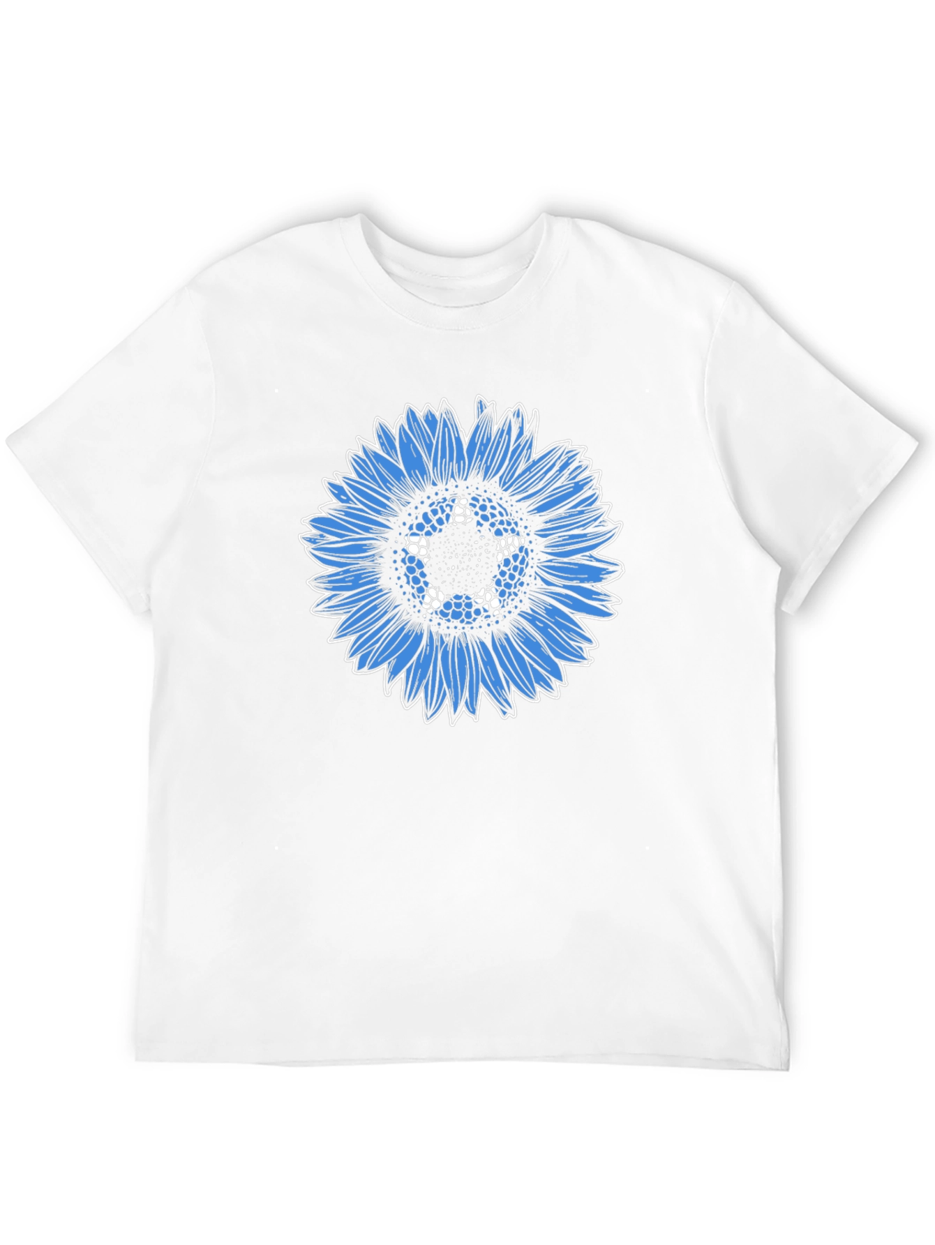 Blue Sunflower Graphic Tee