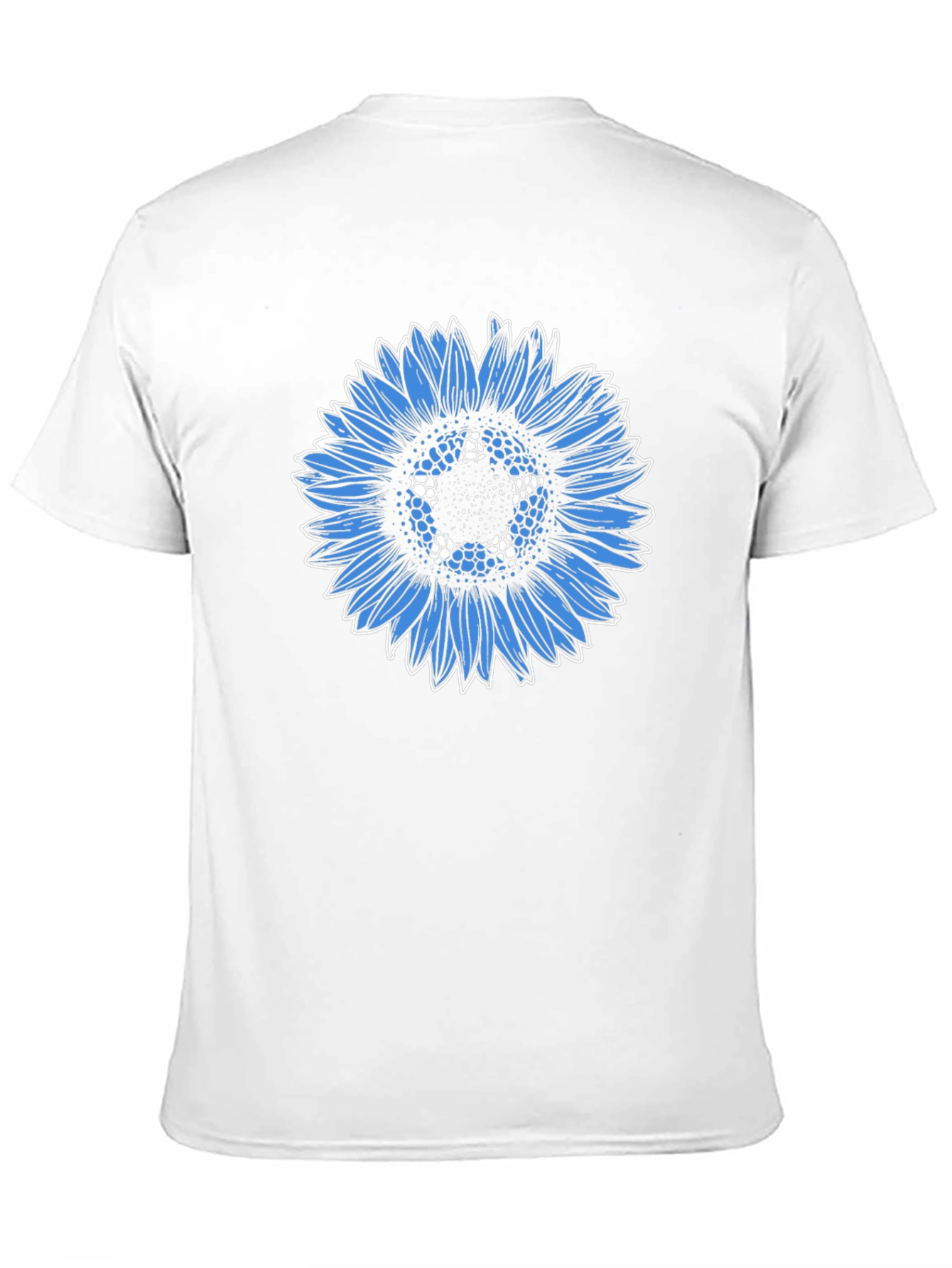 Blue Sunflower Graphic Tee