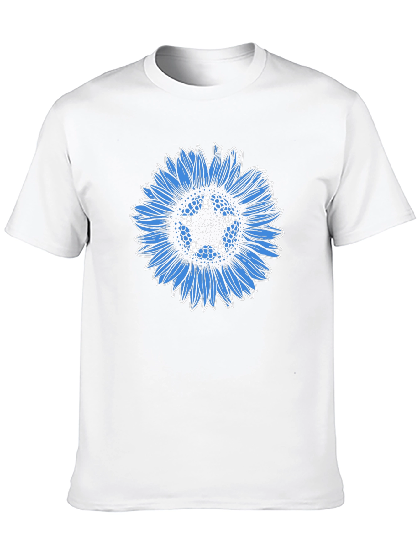 Blue Sunflower Graphic Tee