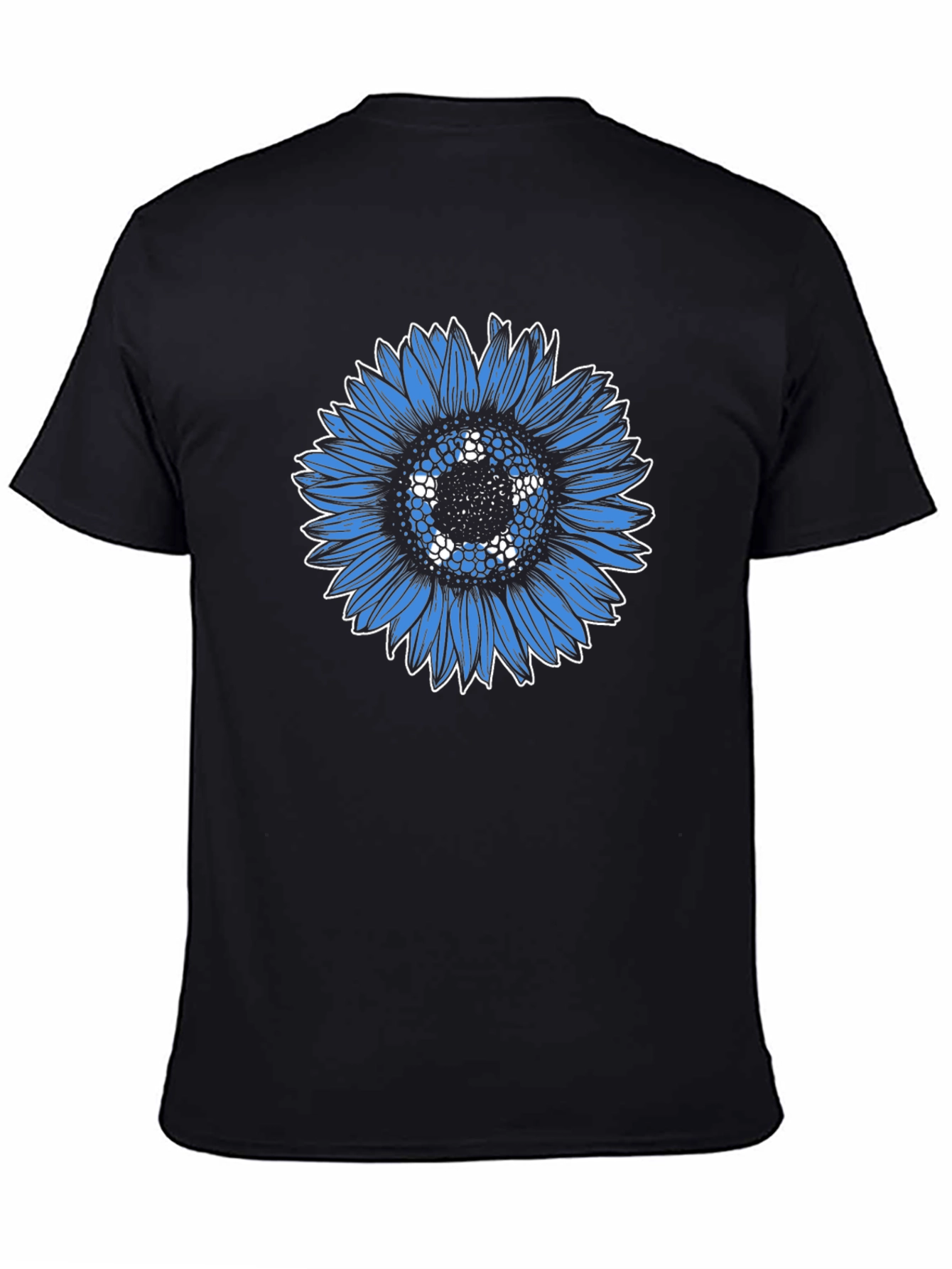 Blue Sunflower Graphic Tee