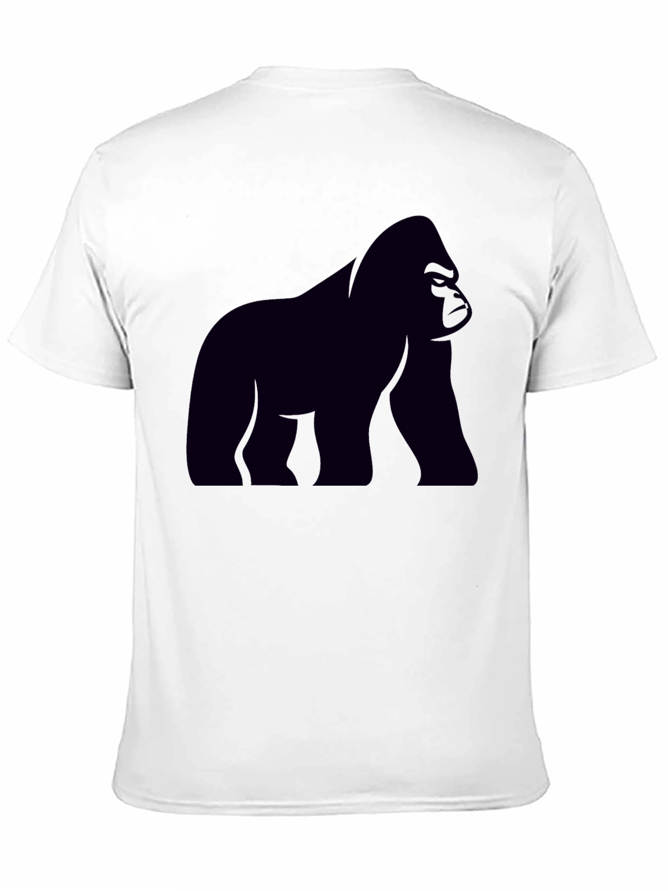 Gorilla Graphic Tee - Black Cotton T-Shirt