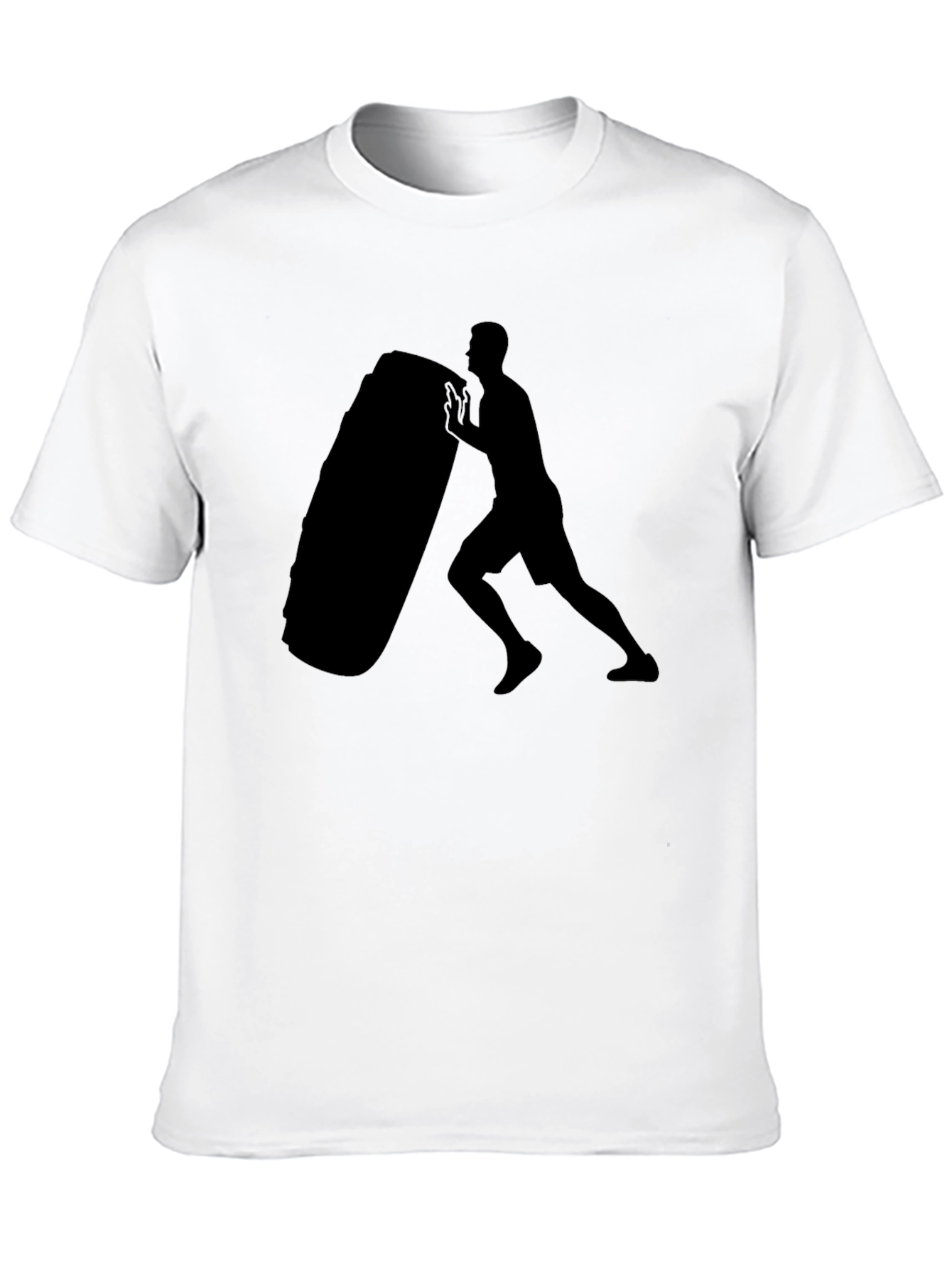 Mens Black Fitness Training T-Shirt