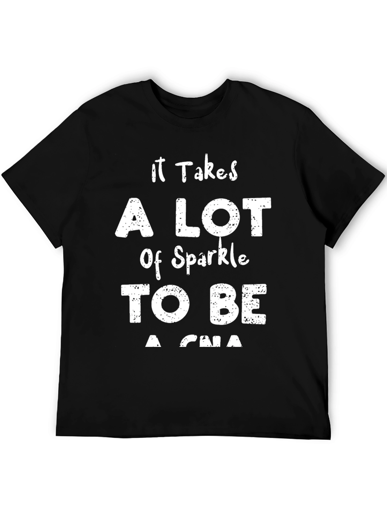 Sparkle CNA Black T-Shirt