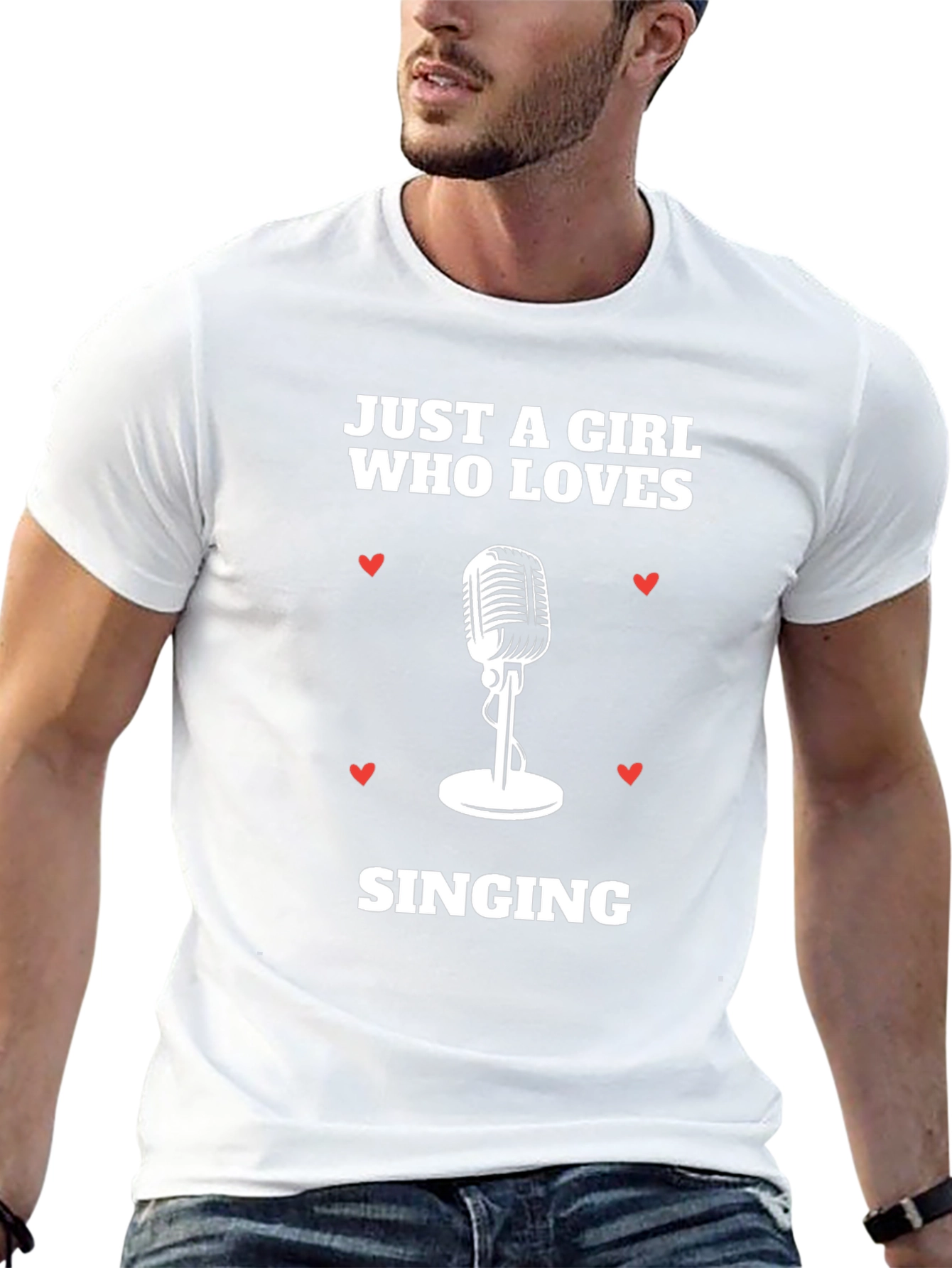 Just A Girl Who Loves Singing T-Shirt