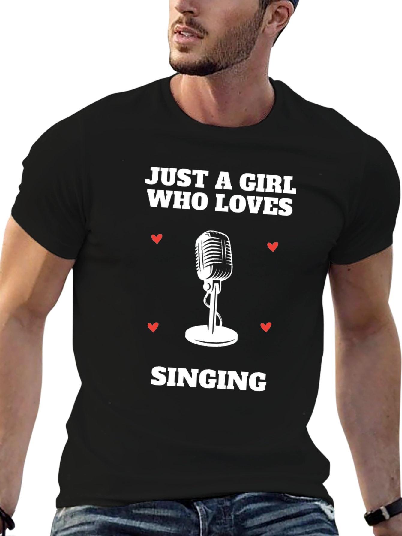 Just A Girl Who Loves Singing T-Shirt