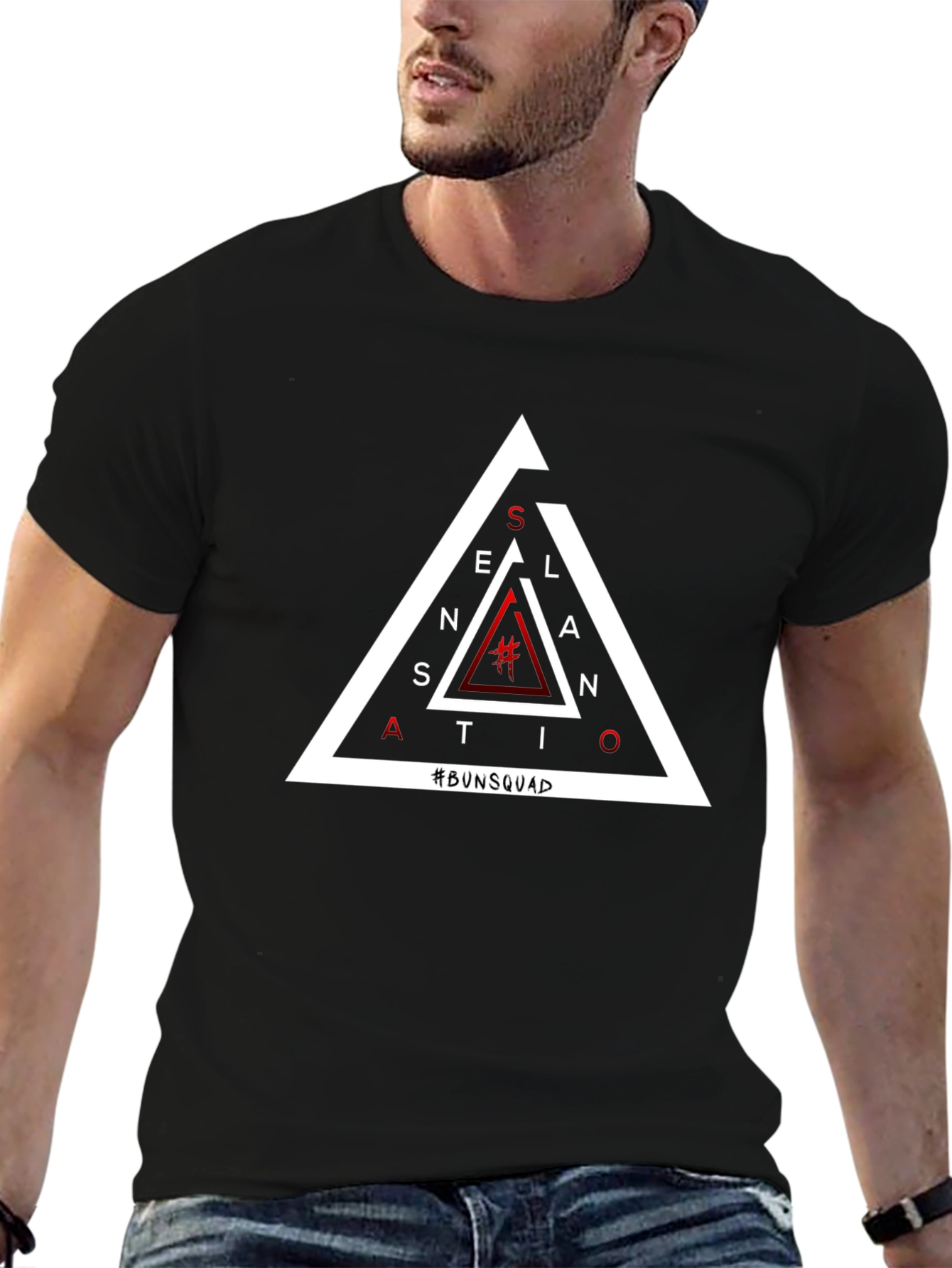 Sensation #BunSquad Triangle Graphic Tee