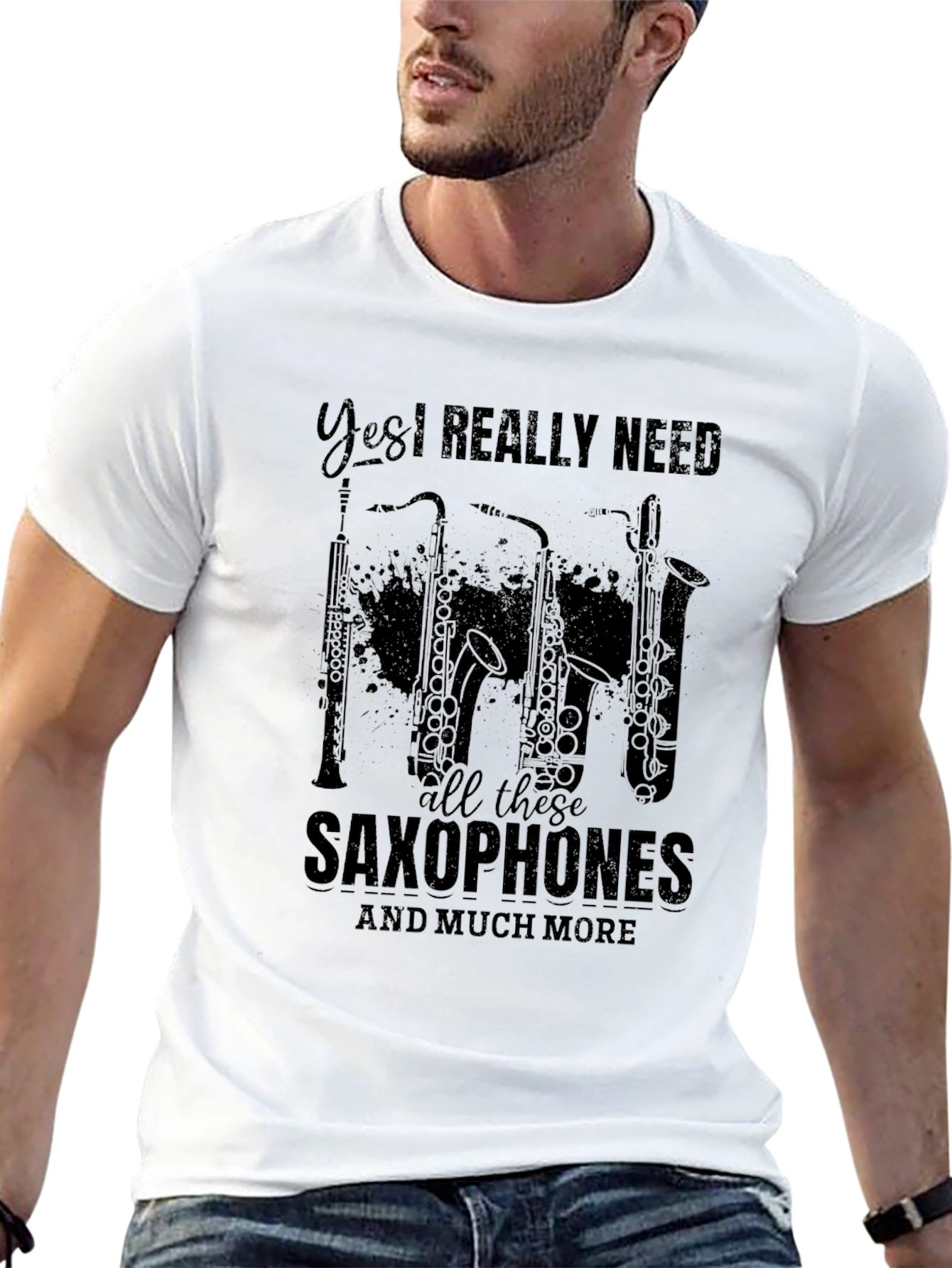 Saxophone Lover T-Shirt - Musicians Gift Tee