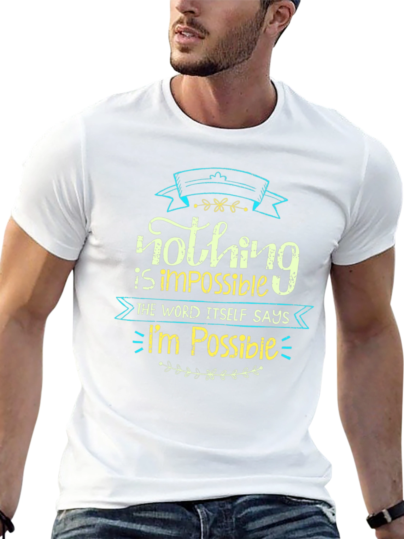 Nothing is Impossible Graphic Tee - Motivational Shirt