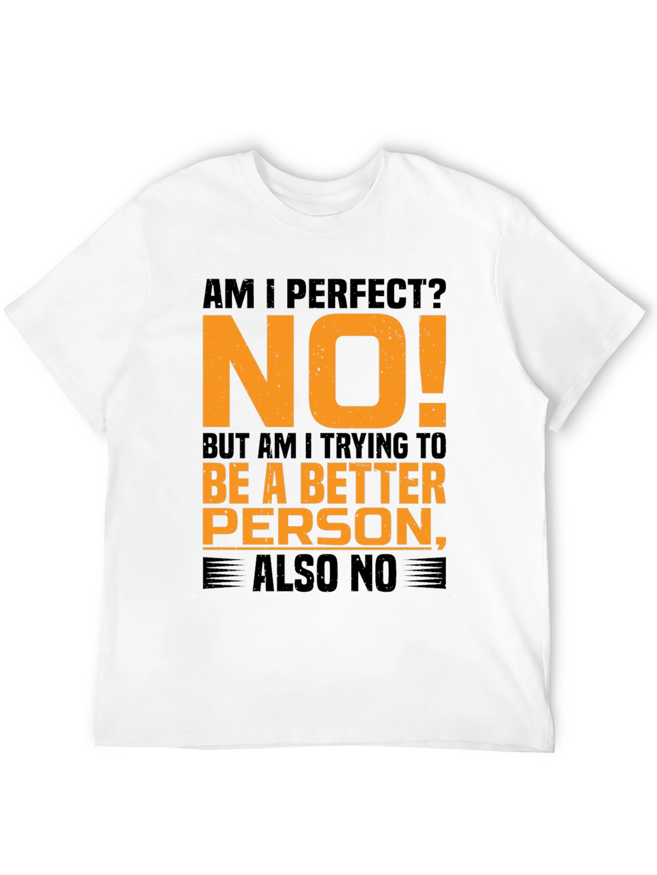 Am I Perfect? Funny Graphic Tee