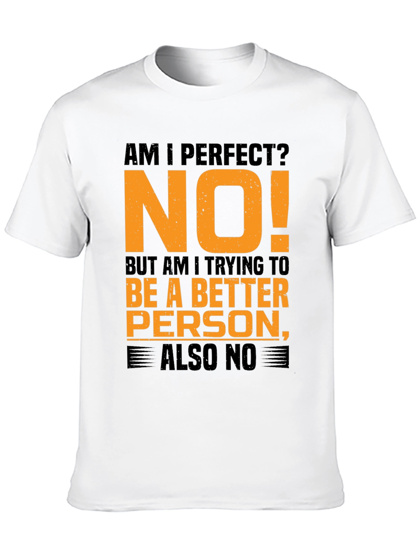 Am I Perfect? Funny Graphic Tee